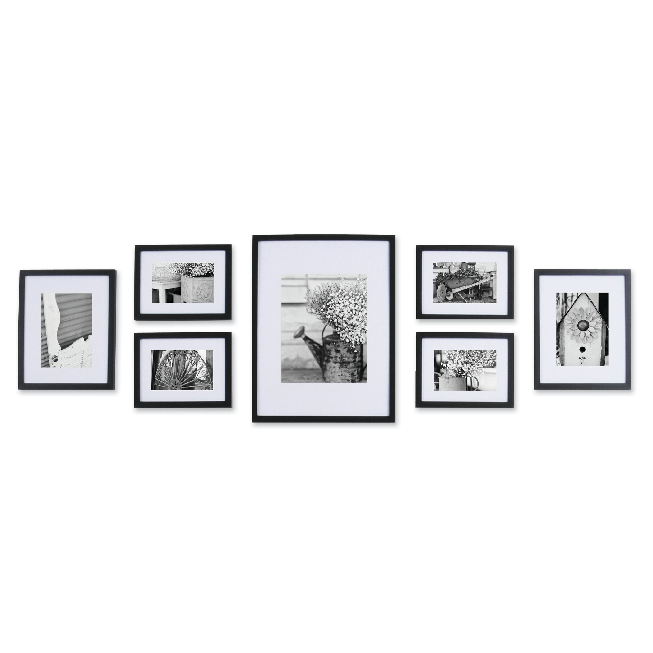 NielsenBainbridge Gallery 7 Piece Perfect Wall Picture Frame Set ...