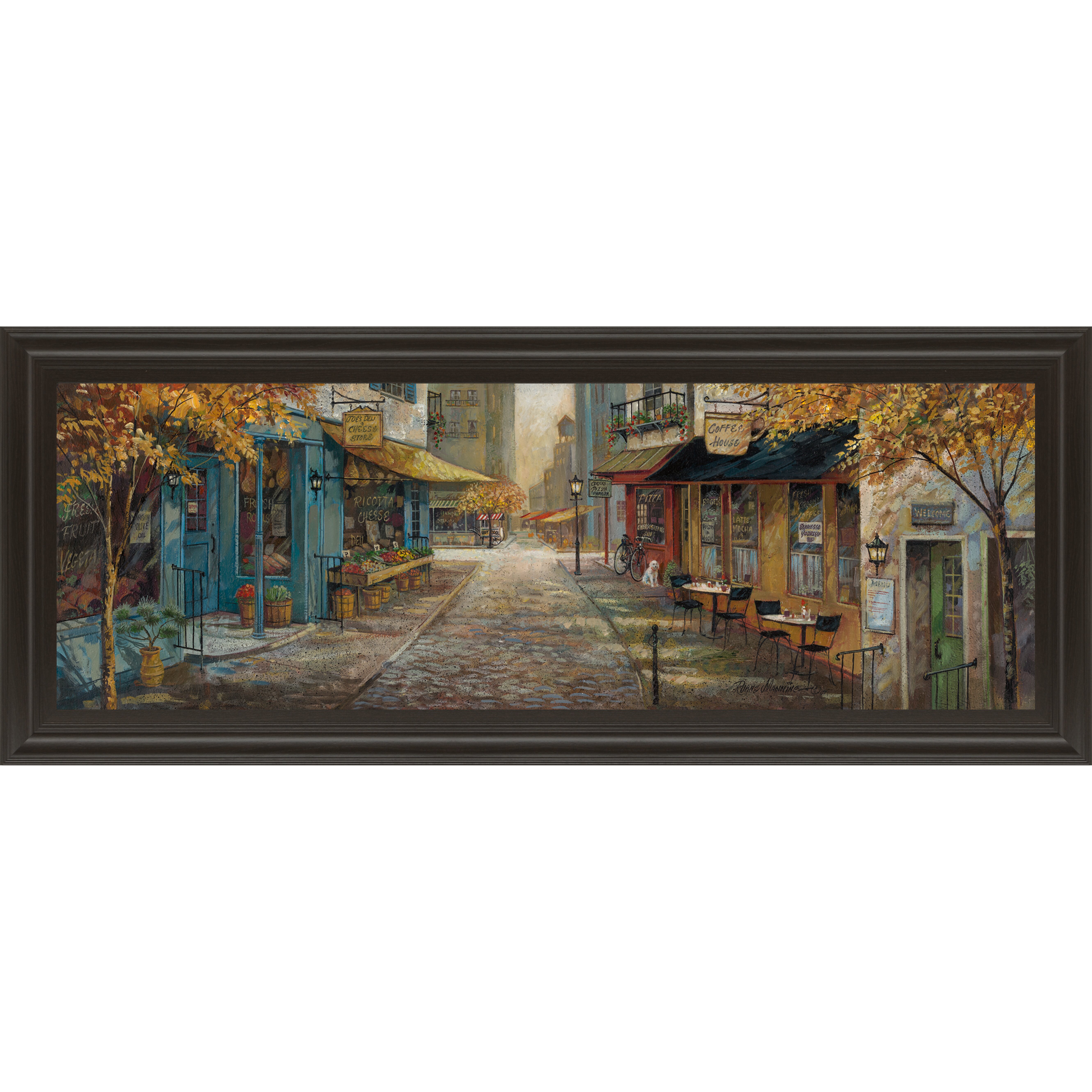 ClassyArtWholesalers Embracing City Charm by Ruane Manning Framed ...