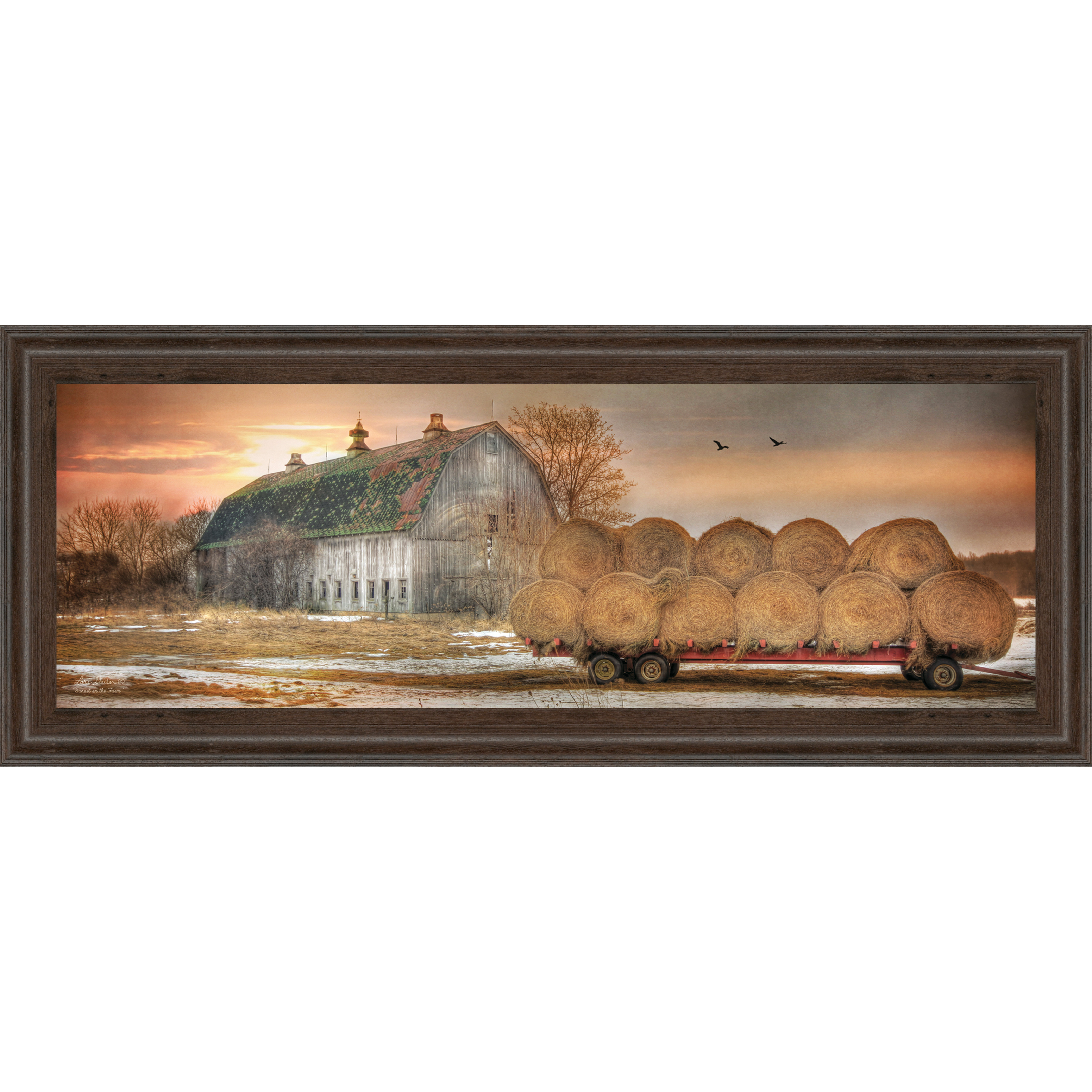 ClassyArtWholesalers Sunset on the Farm by Lori Dieter ... Sunset on the Farm by Lori Dieter