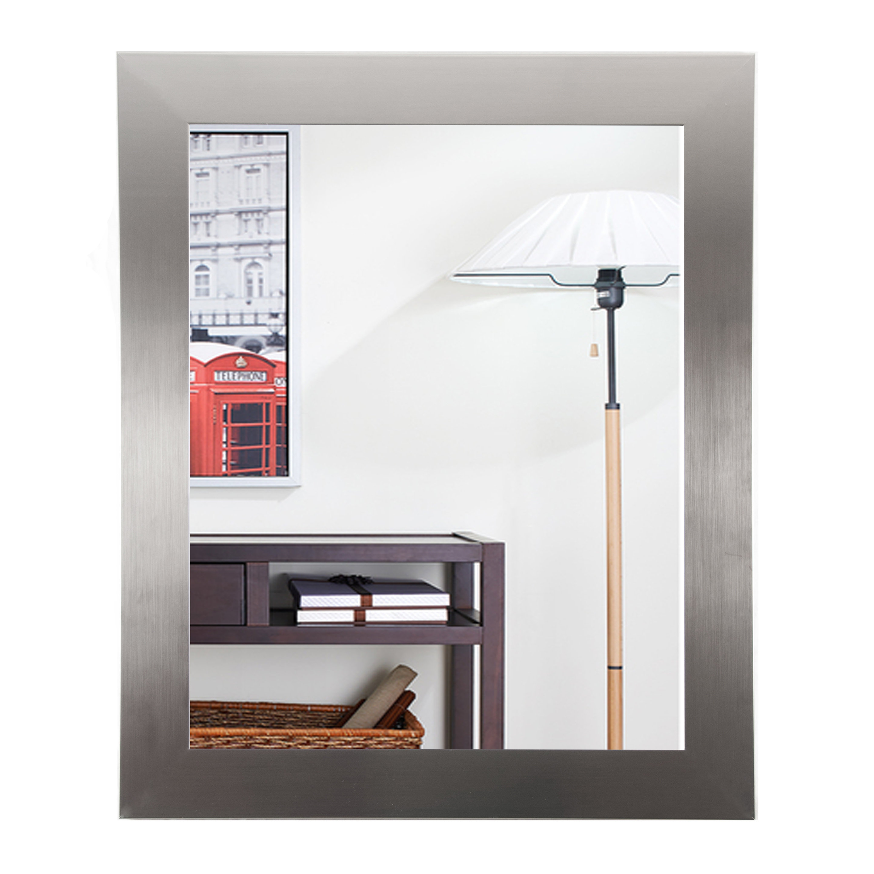 BrandtWorksLLC Silver Designer Entry Way Wall Mirror Wayfair