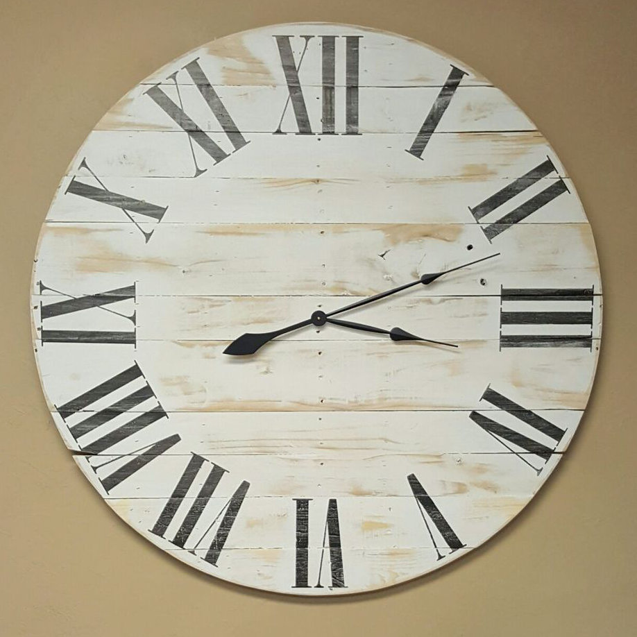 BrandtWorksLLC Oversized Farmhouse 36" Wall Clock & Reviews Wayfair.ca