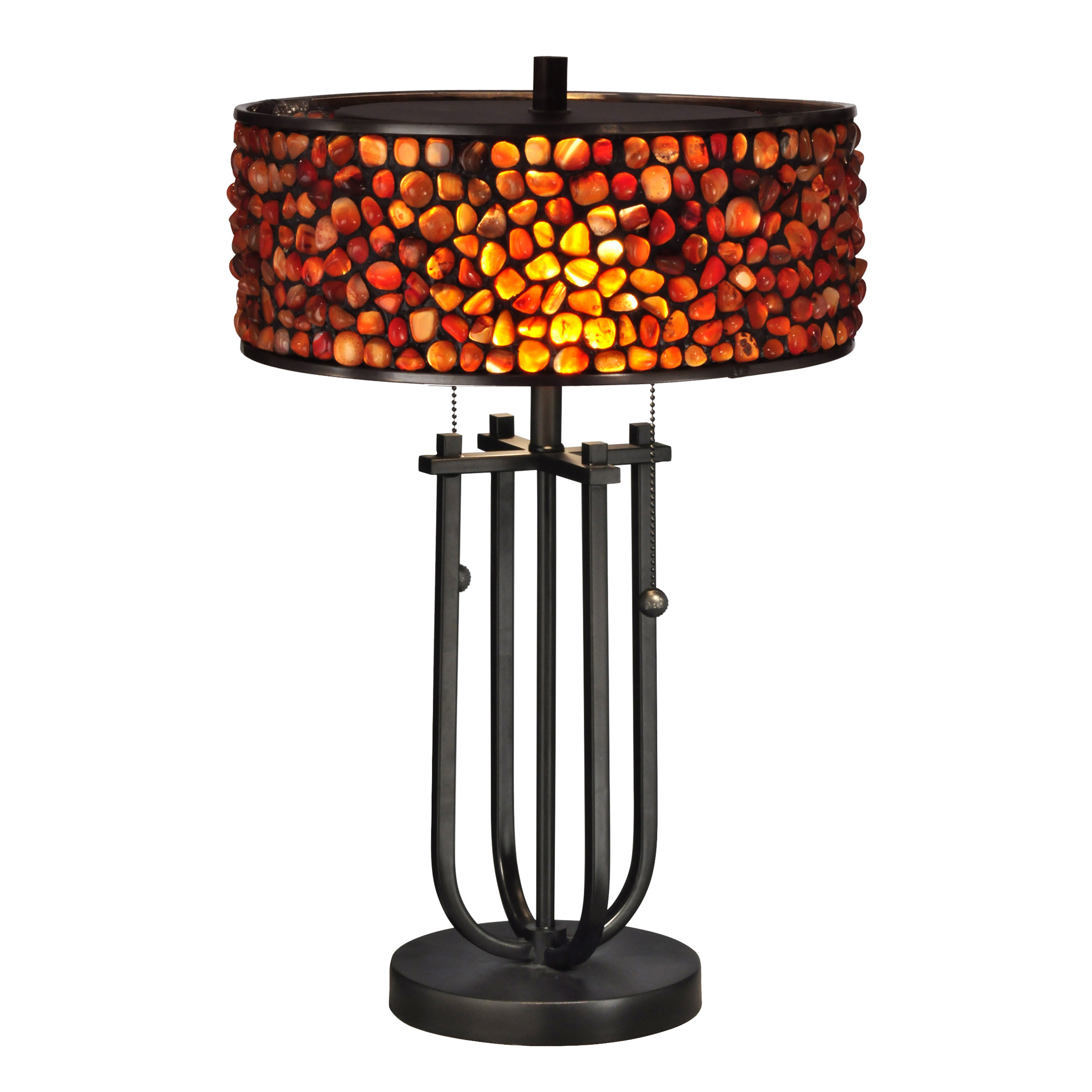 Dale Tiffany Pebble Stone 23" Table Lamp Wayfair