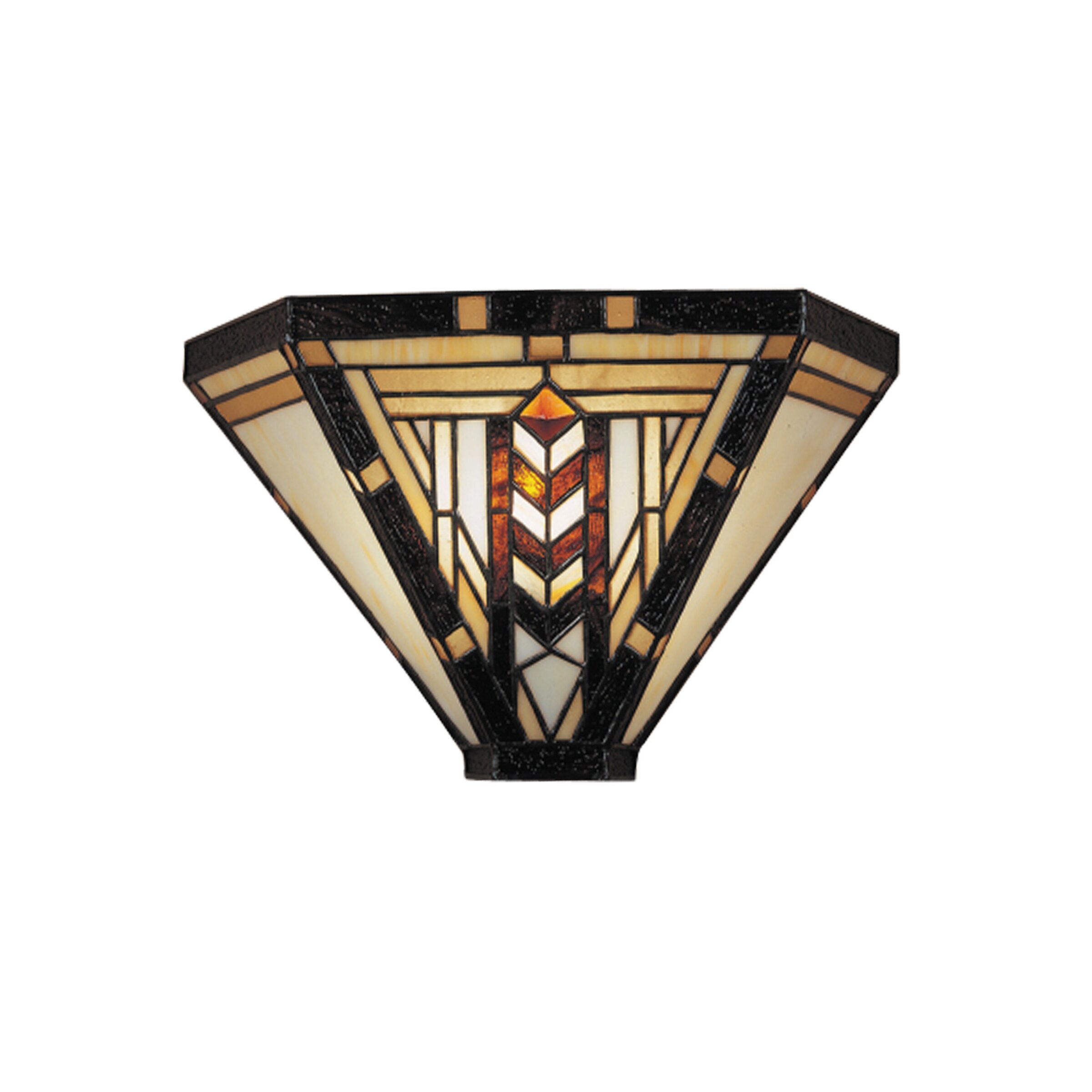 Dale Tiffany Mission/Prairie Series 1 Light Carnelian Wall Sconce ...