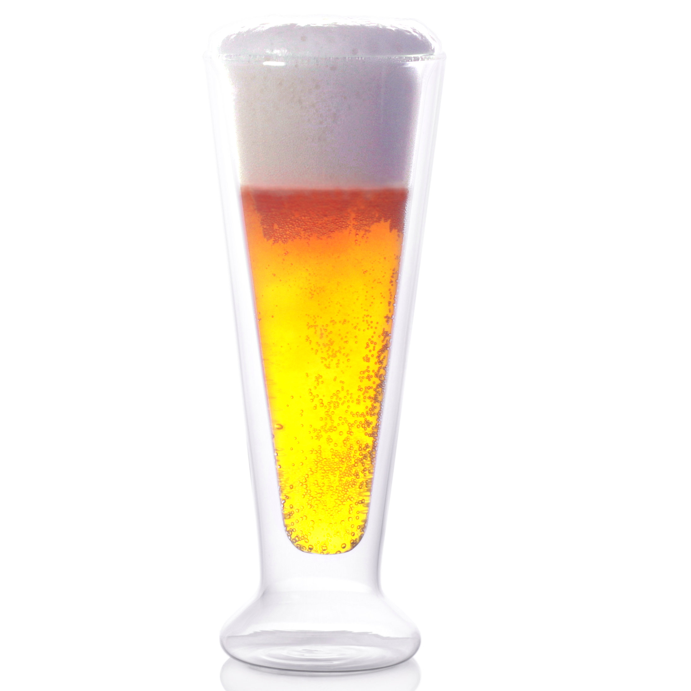 12 ounce glass of beer