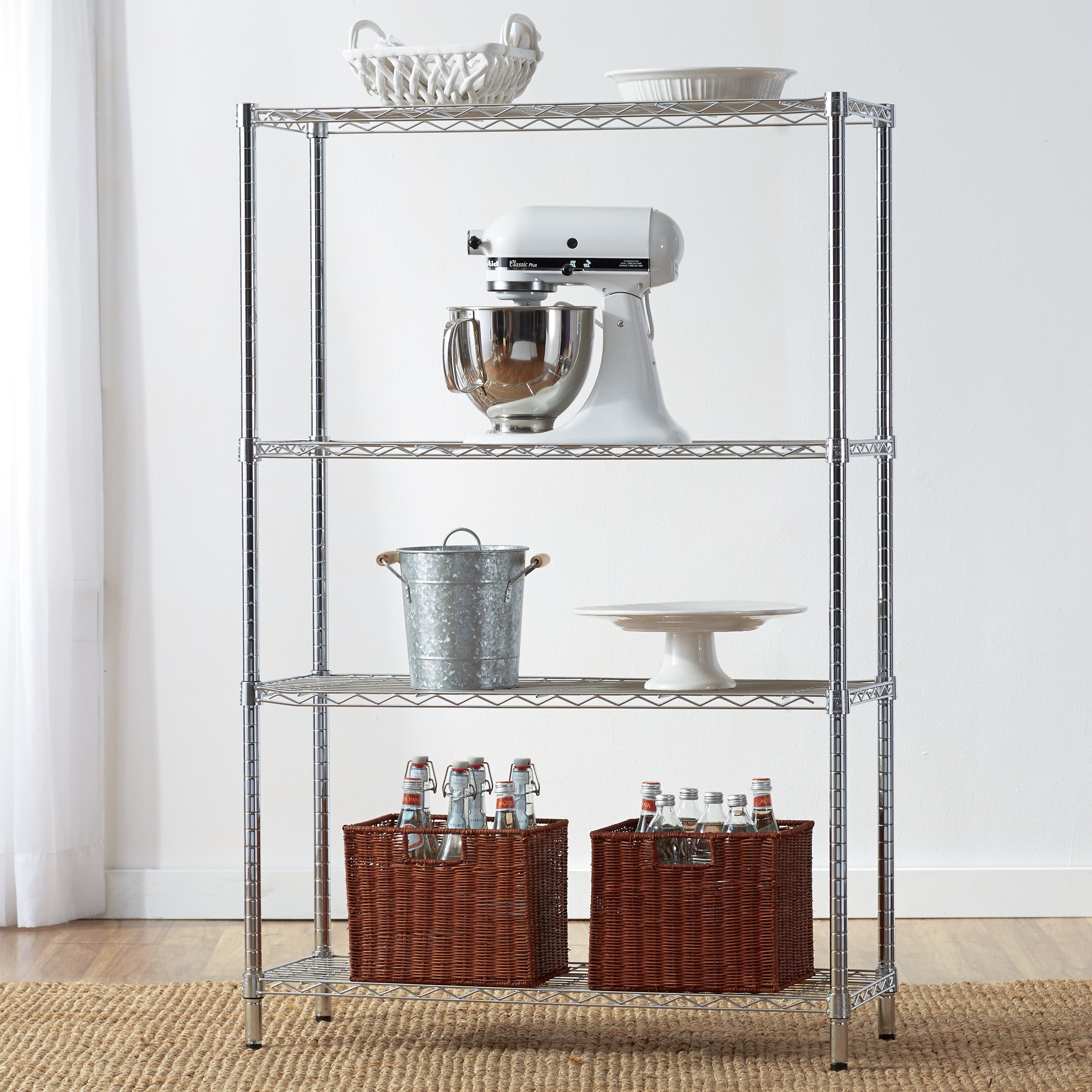 Wayfair Basics Wayfair Basics 4 Shelf Shelving Unit & Reviews Wayfair.ca