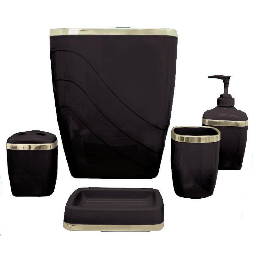 Wayfair Basics Wayfair Basics 5-Piece Bathroom Accessory Set & Reviews | Wayfair