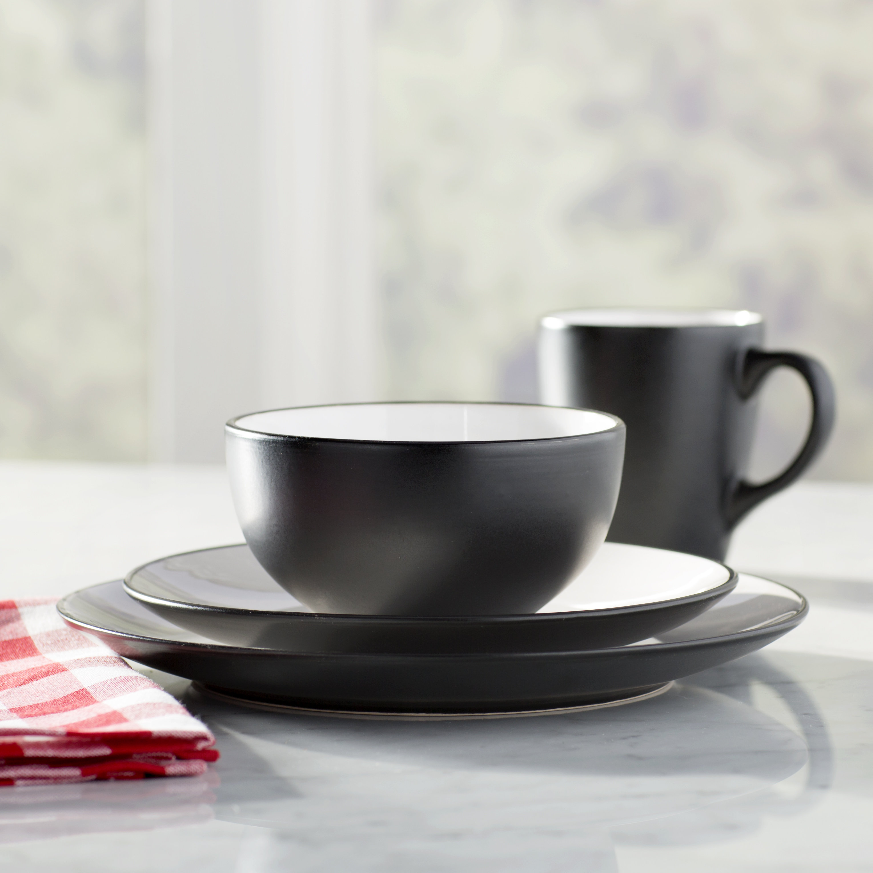 Wayfair Basics Wayfair Basics 16 Piece Dinnerware Set & Reviews Wayfair