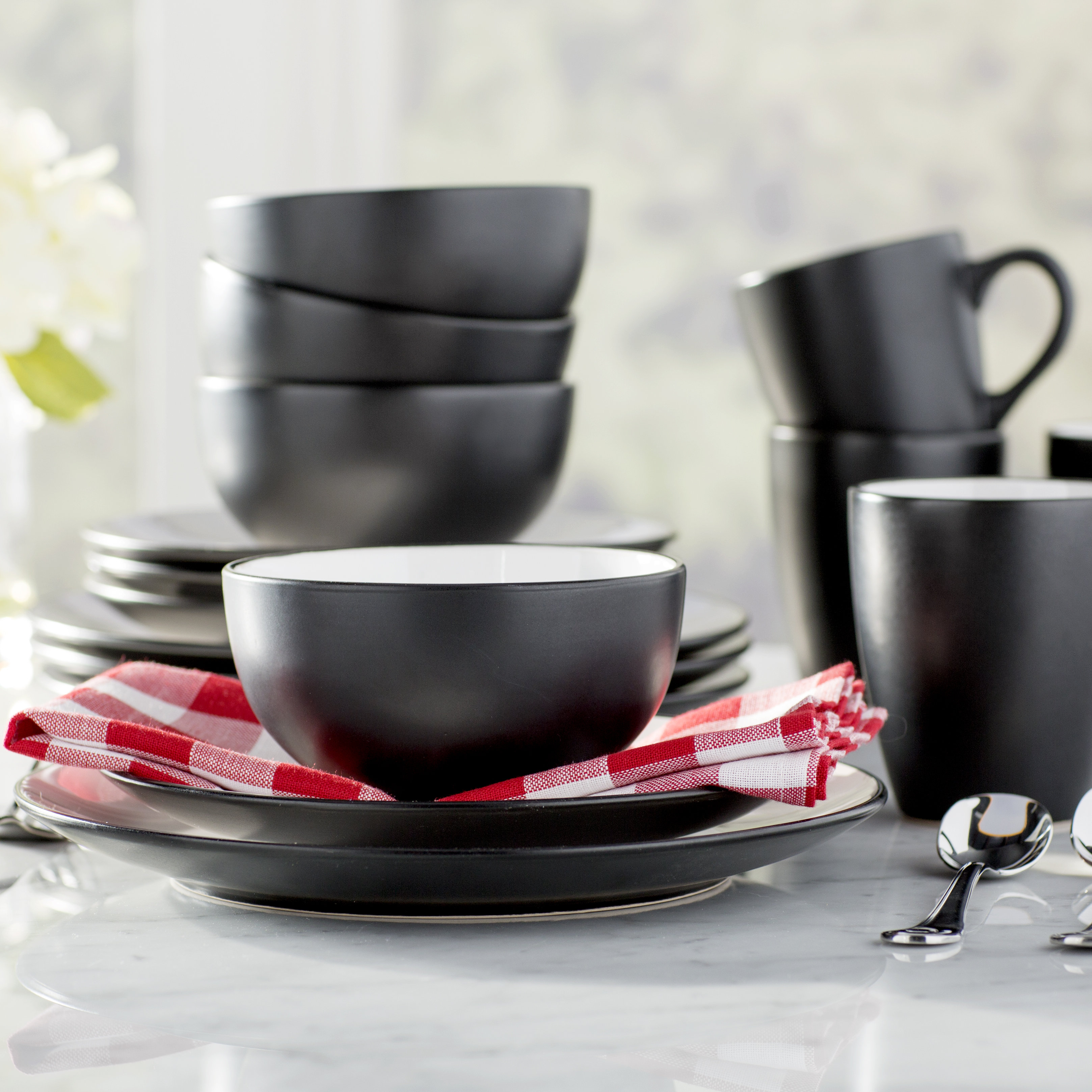 Wayfair Basics Wayfair Basics 16 Piece Dinnerware Set & Reviews | Wayfair