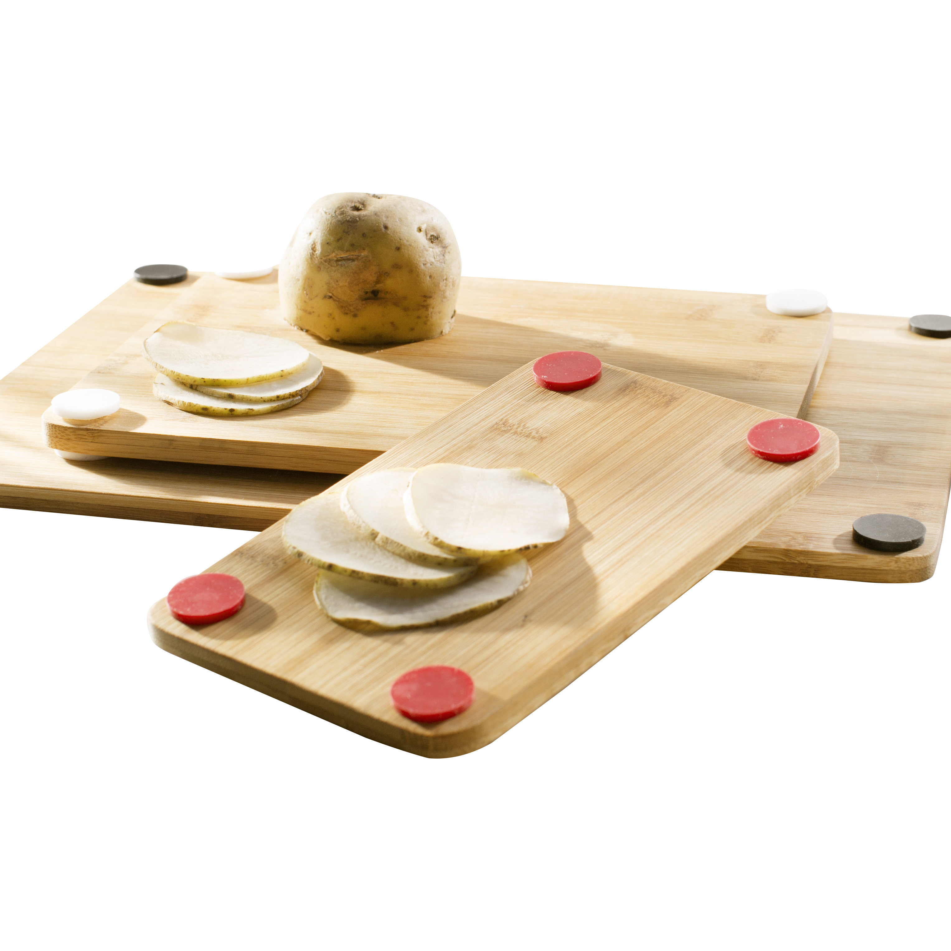 Wayfair Basics Wayfair Basics 3 Piece Rubber Grip Cutting Board Set