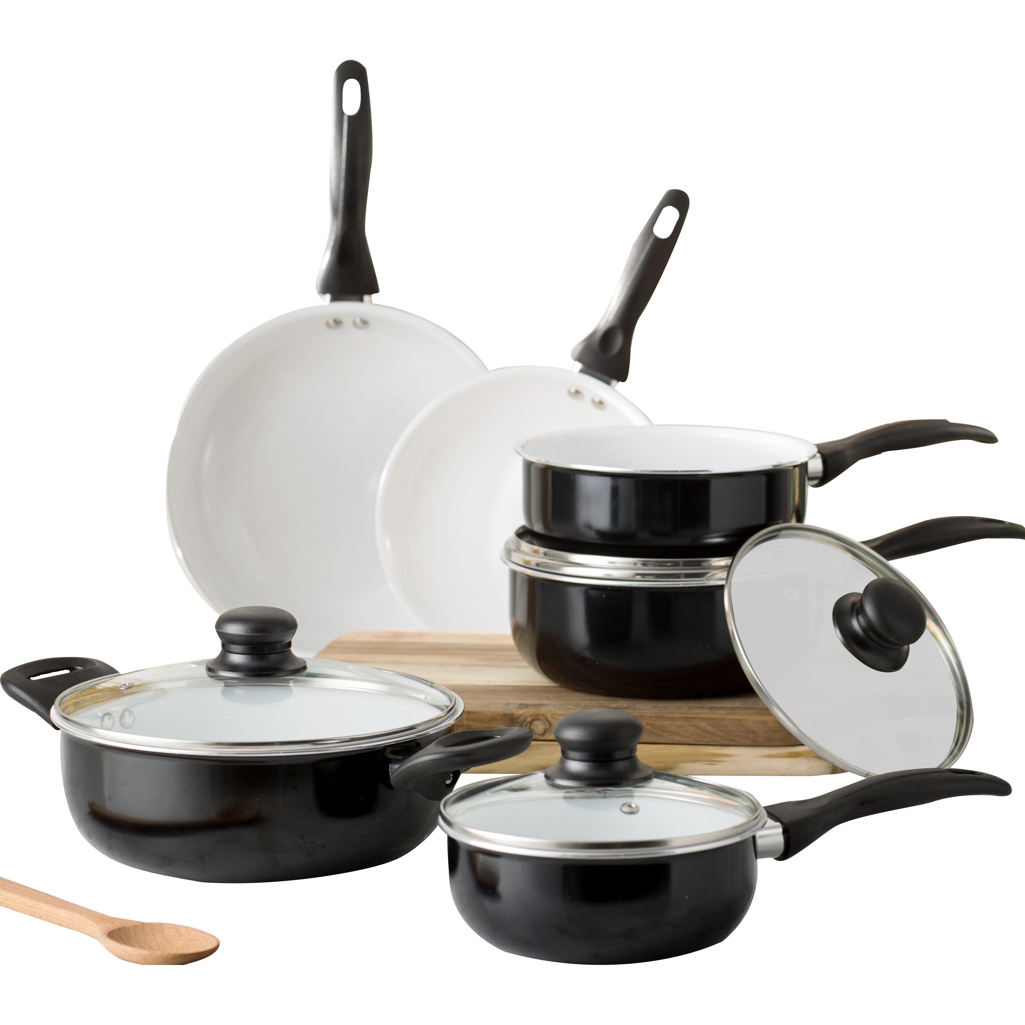 Wayfair Basics Wayfair Basics 10 Piece Non Stick Ceramic 