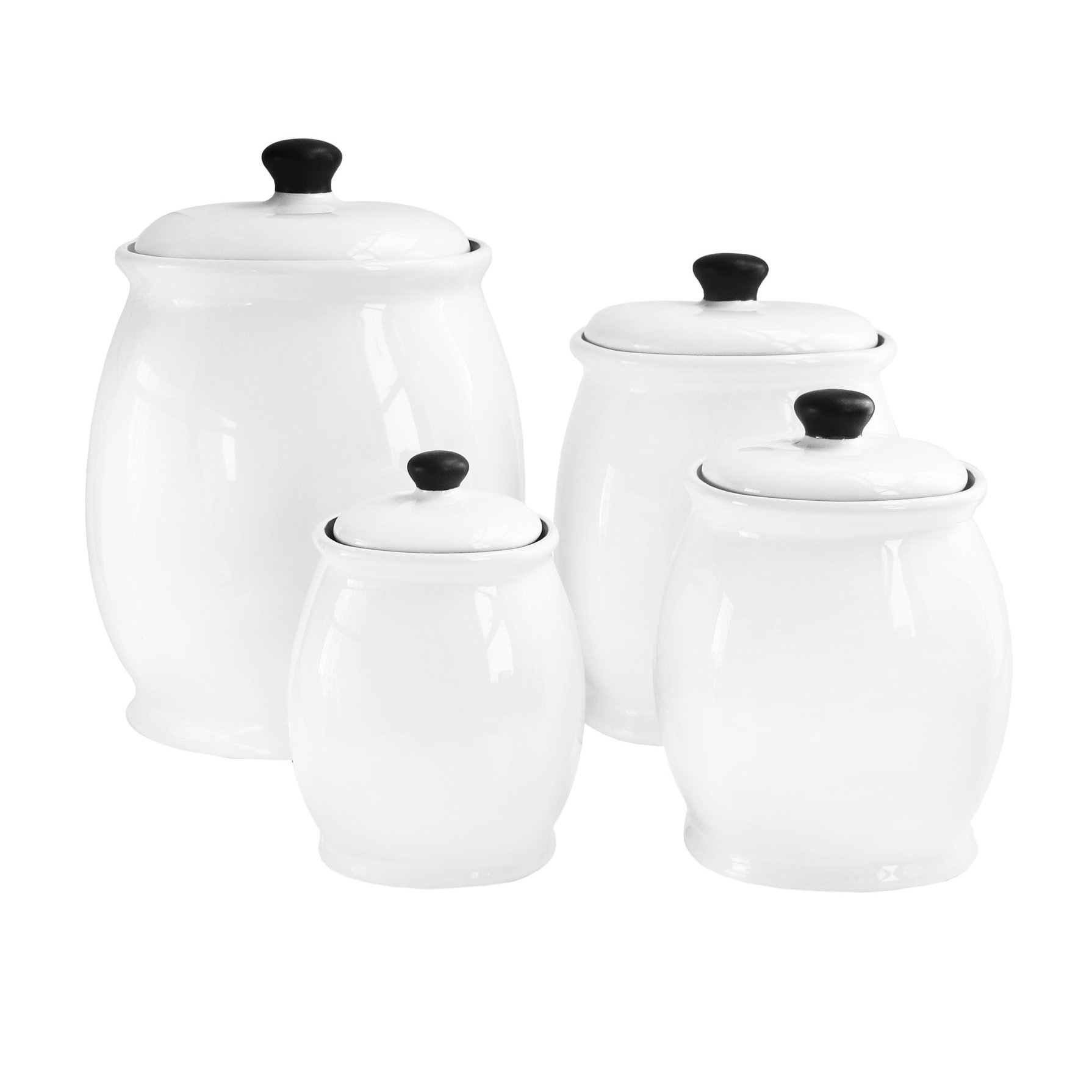 Wayfair Basics Wayfair Basics 4 Piece Canister Set & Reviews Wayfair