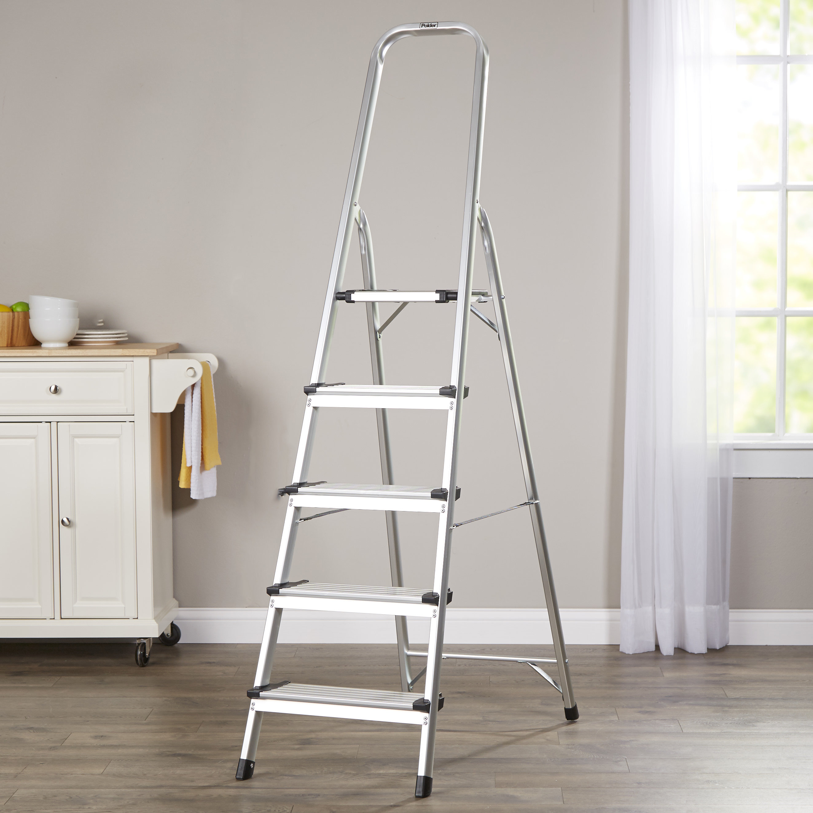 Wayfair Basics Wayfair Basics 6 ft. Aluminum Step Ladder with 225 lb