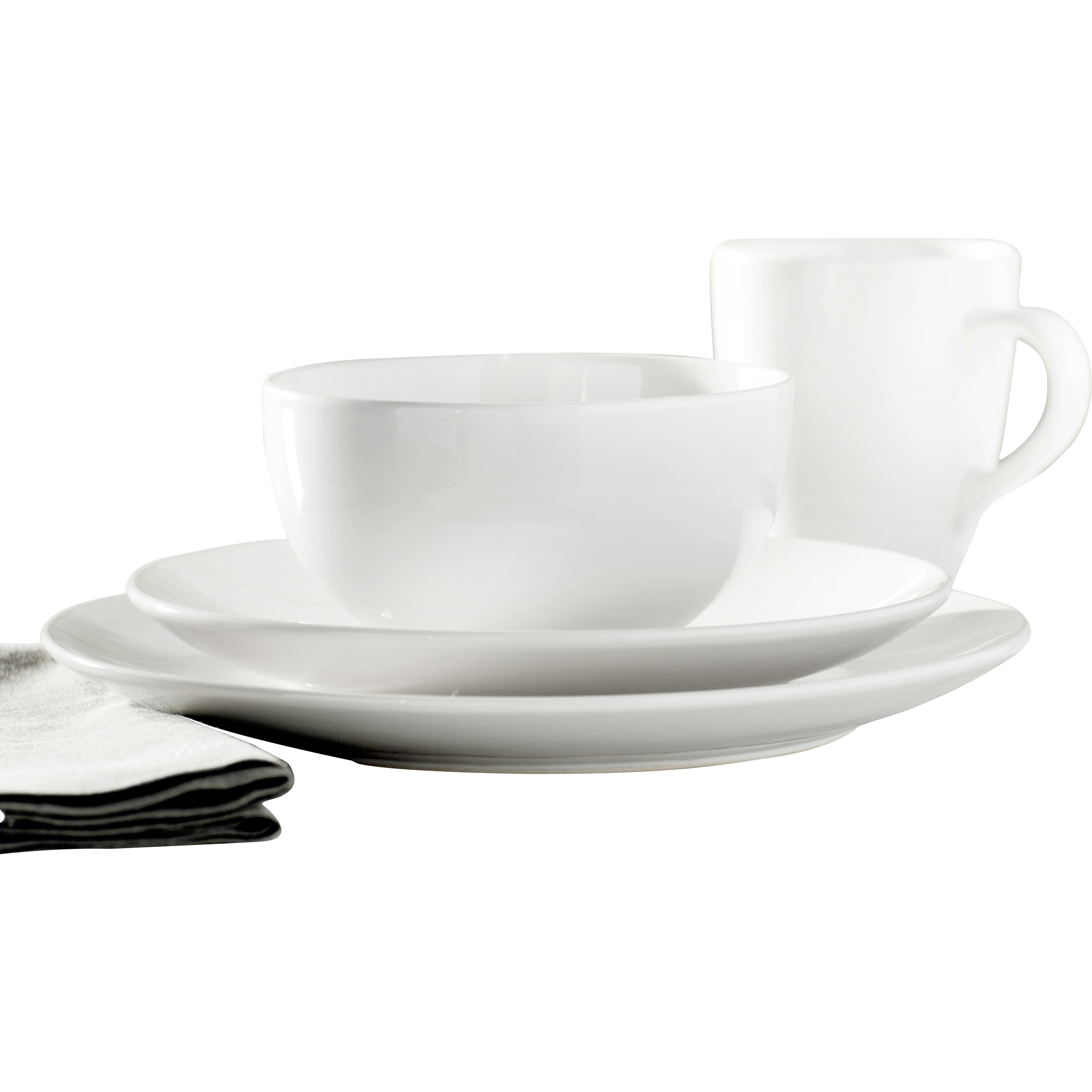Wayfair Basics Wayfair Basics 16 Piece Dinnerware Set & Reviews Wayfair