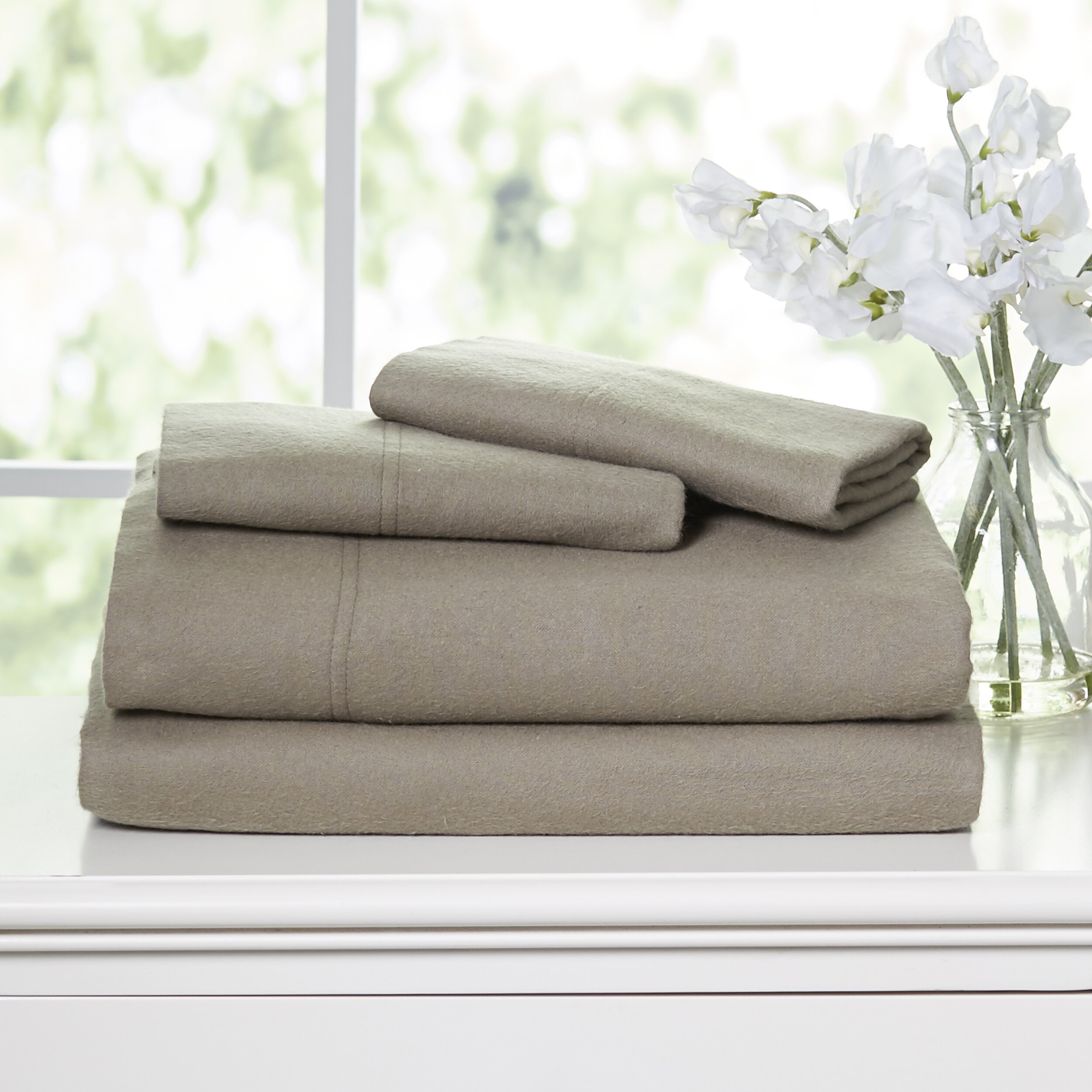 Wayfair Basics Wayfair Basics Flannel Sheet Set & Reviews | Wayfair