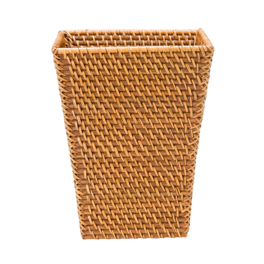Kouboo Square Rattan Waste Basket & Reviews Wayfair