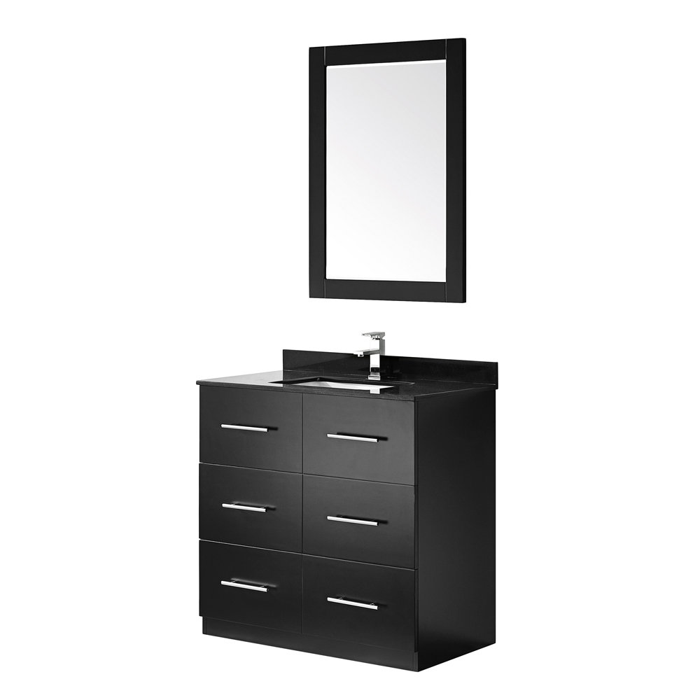 Vinnova Latina 36" Single Vanity Set with Mirror Wayfair