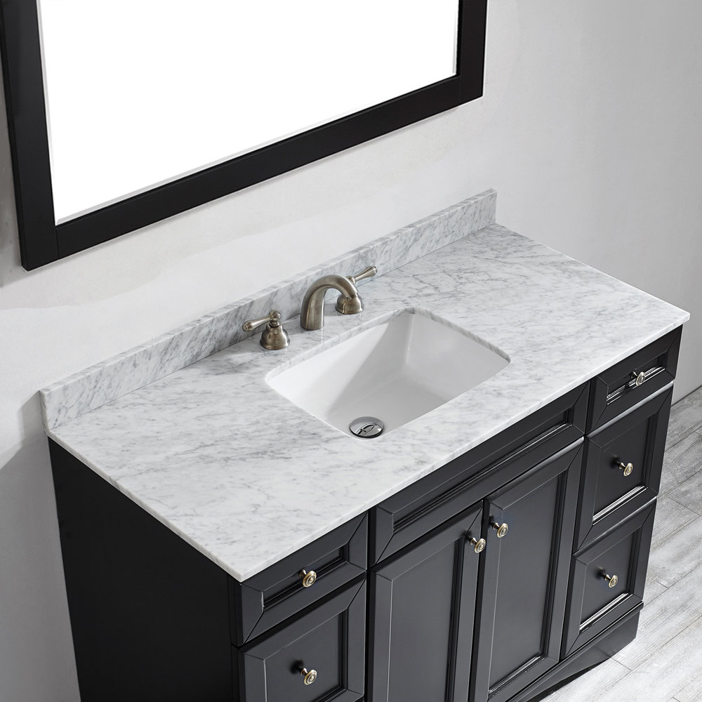 Vinnova Naples 48" Single Vanity Set with Mirror & Reviews Wayfair