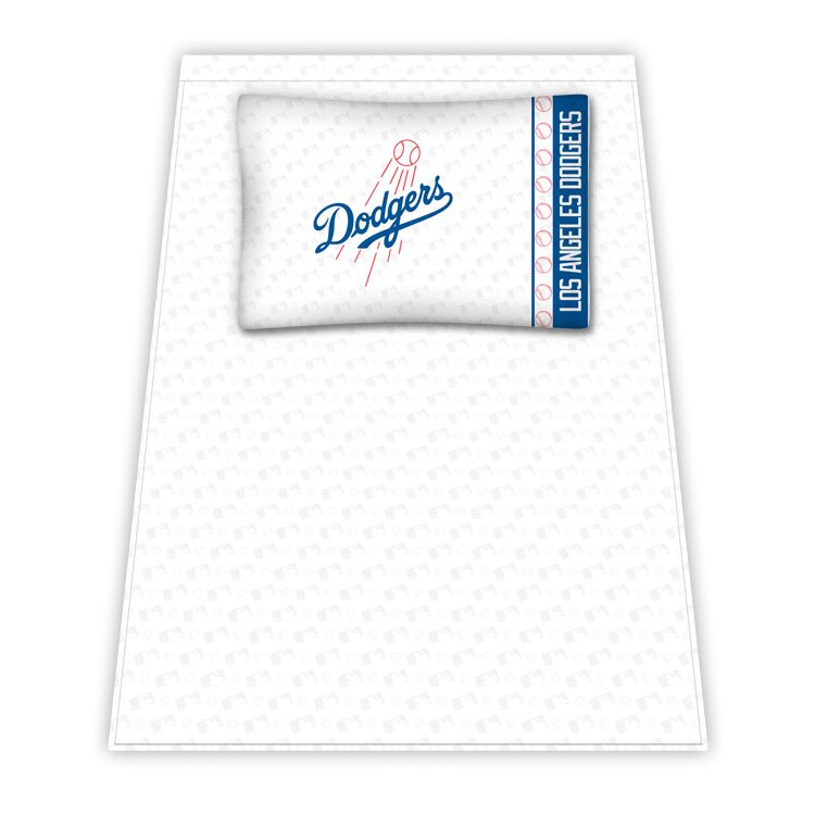 Sports Coverage Los Angeles Dodgers Micro Fiber Sheet Set ...