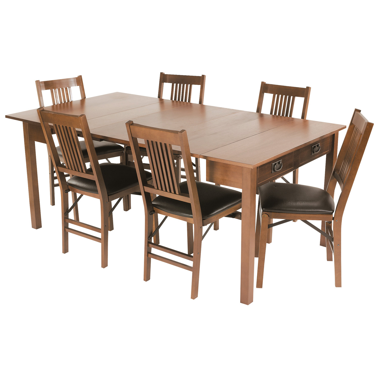 Stakmore Mission Style Expanding Dining Table  Reviews  Wayfair