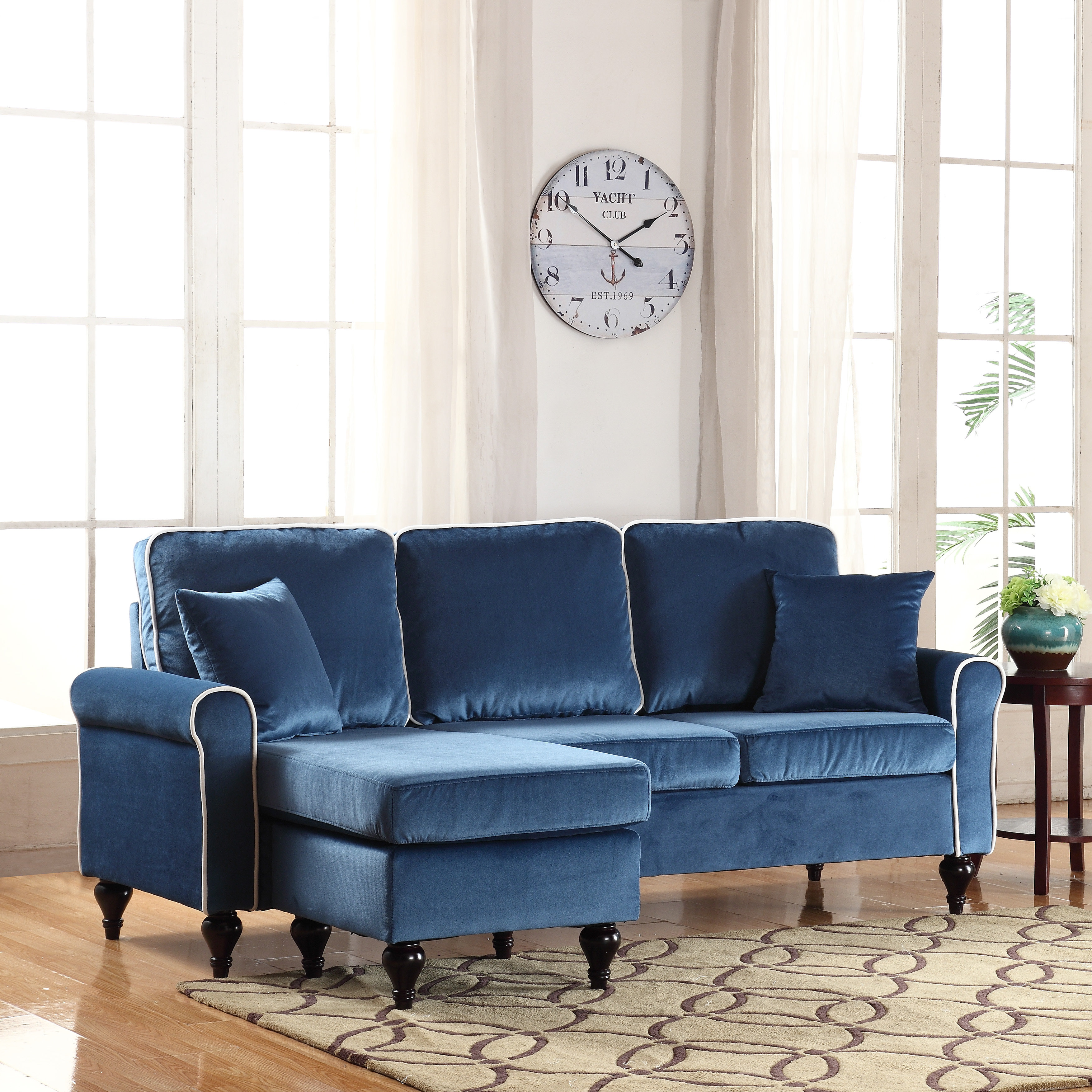 Madison Home USA Reversible Chaise Sectional & Reviews Wayfair