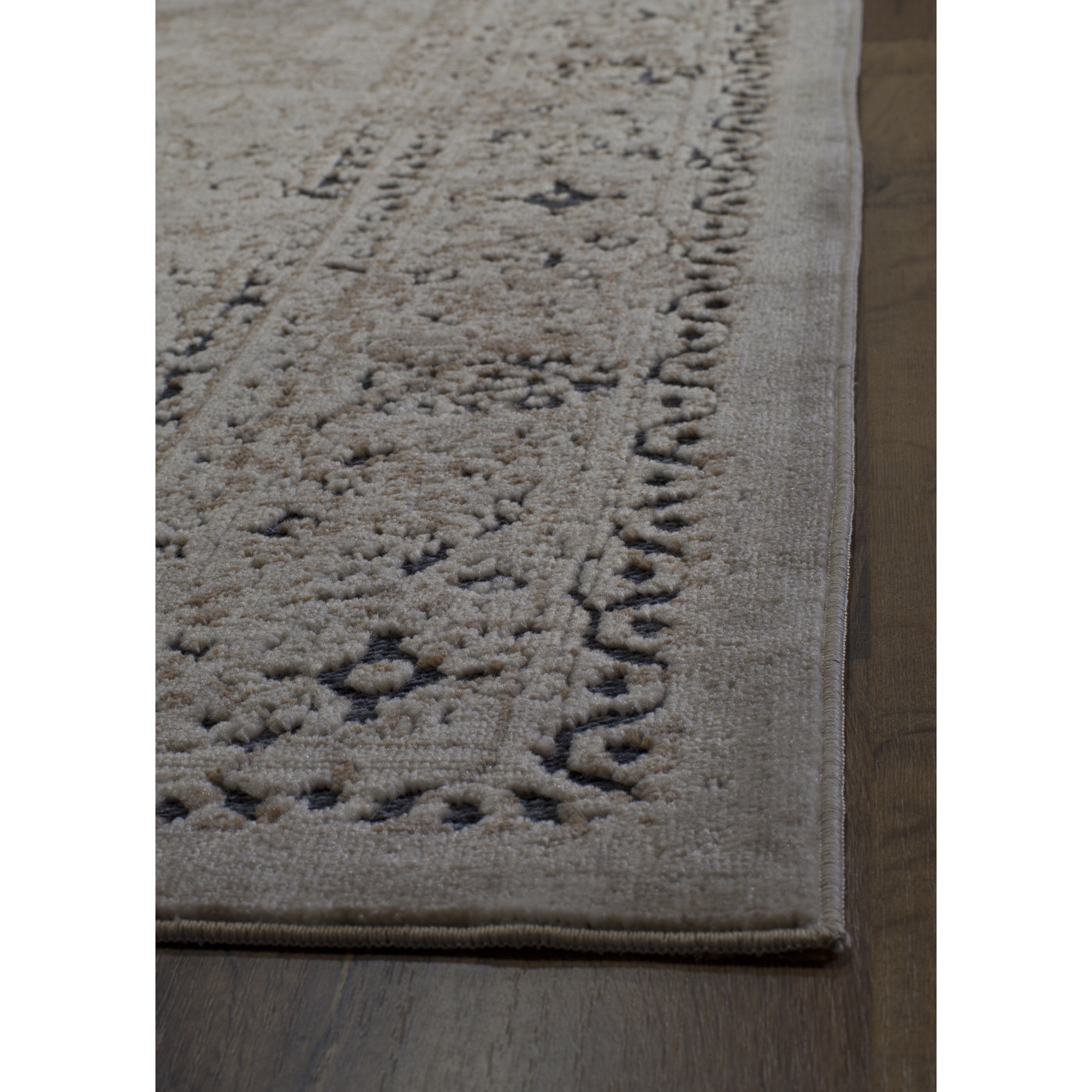 Rugs America Cambridge Cream/Black Area Rug Wayfair
