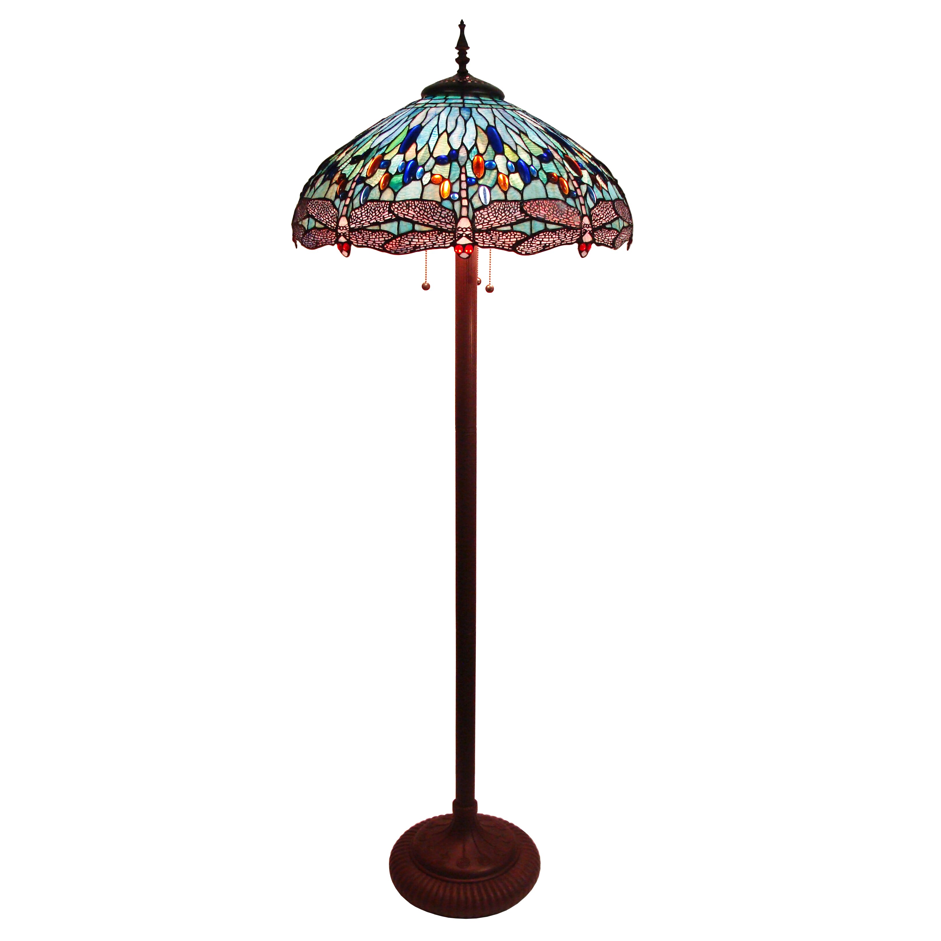 Fine Art Lighting Tiffany Dragonfly 65" Floor Lamp & Reviews | Wayfair