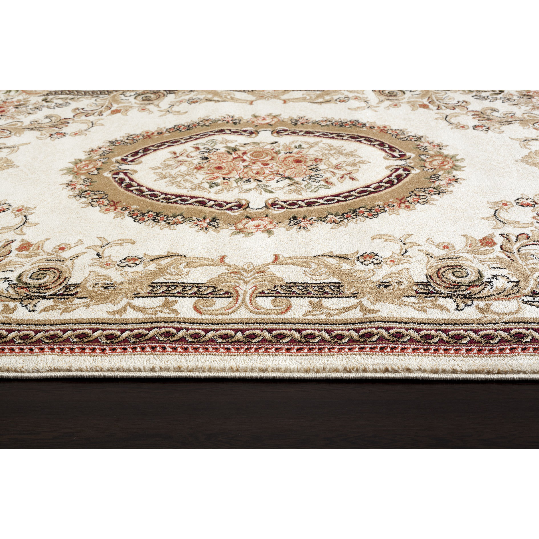 Persianrugs Tobis Traditional Ivory Area Rug & Reviews Wayfair
