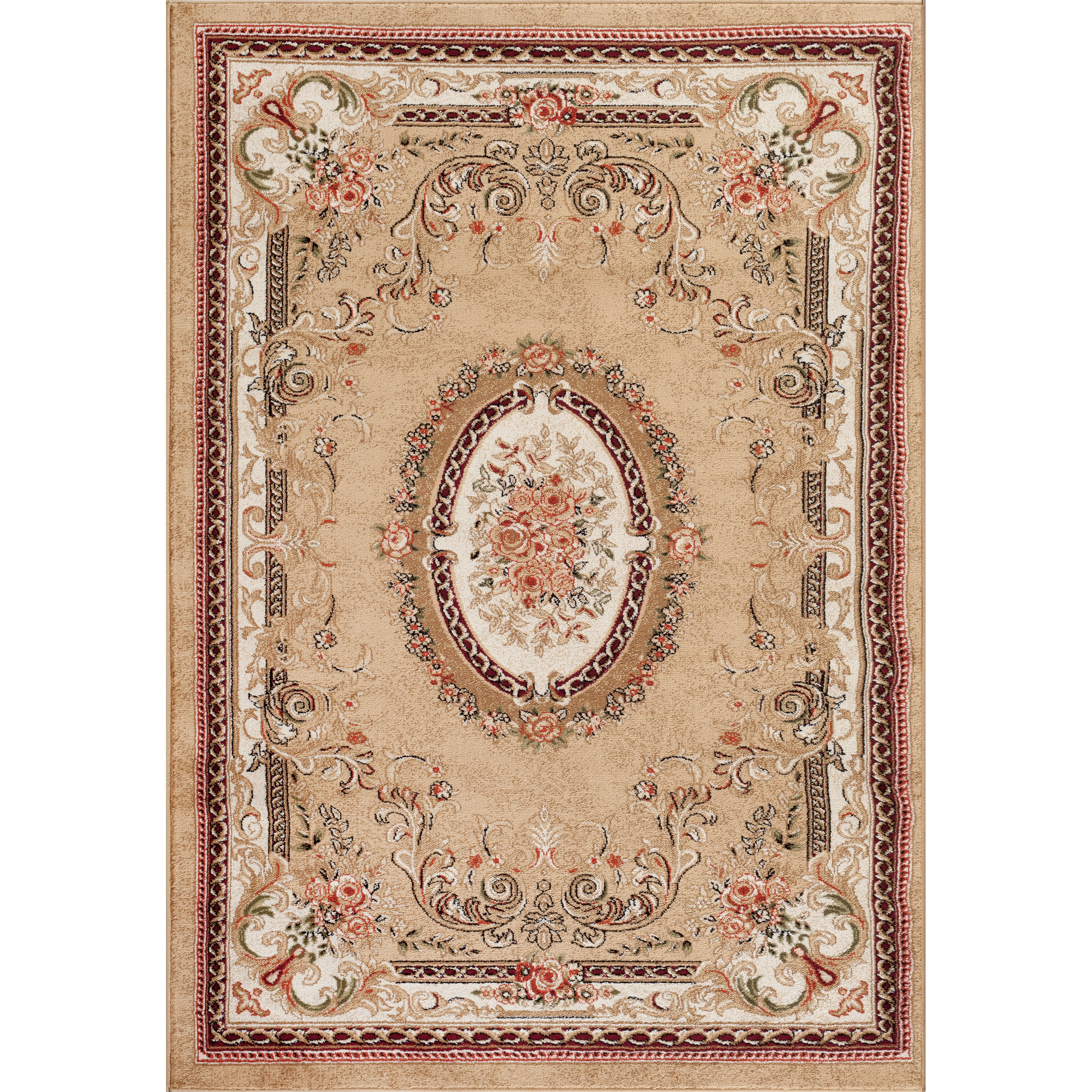 Persianrugs Traditional Beige Area Rug & Reviews Wayfair