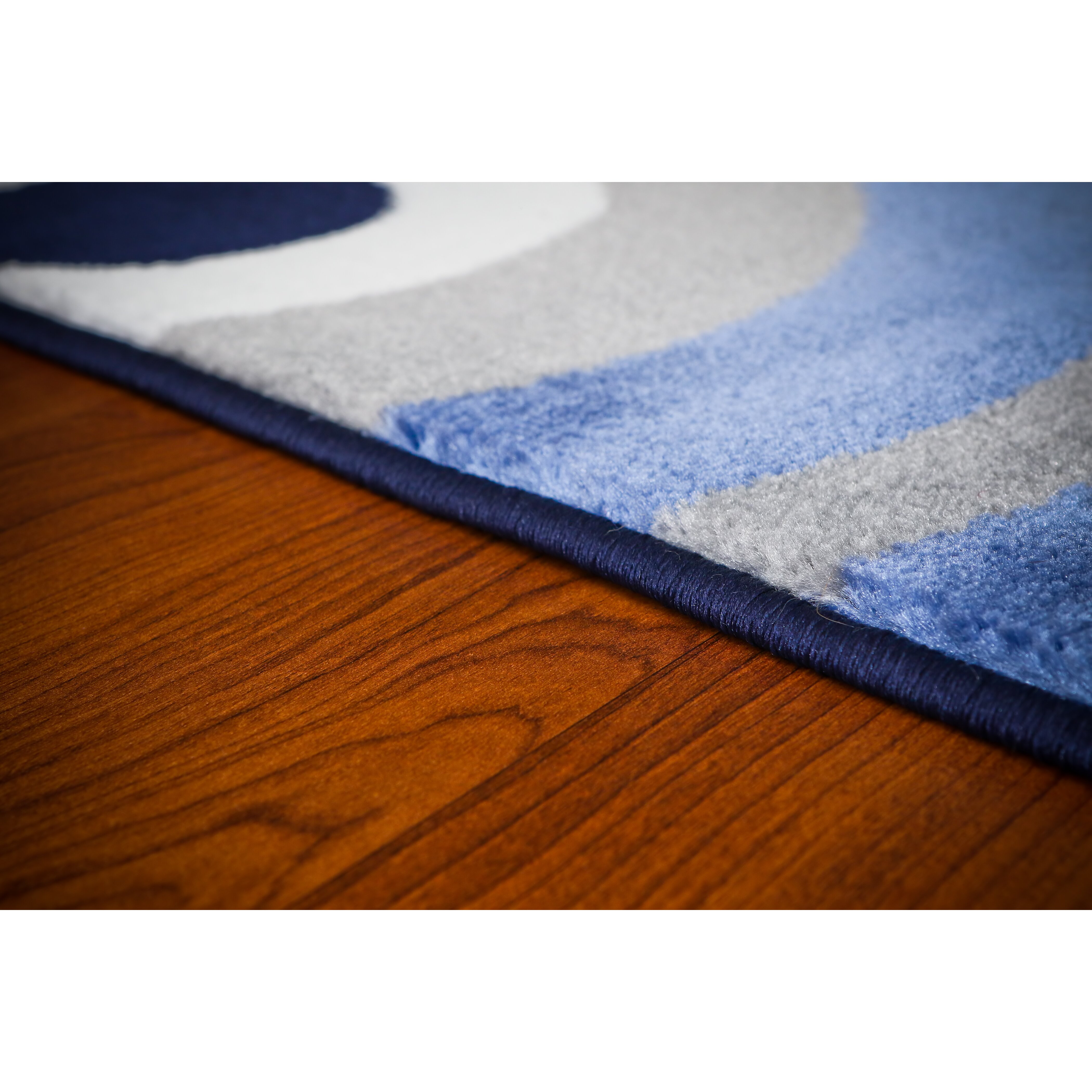 Persian-Rugs Modern Blue Area Rug