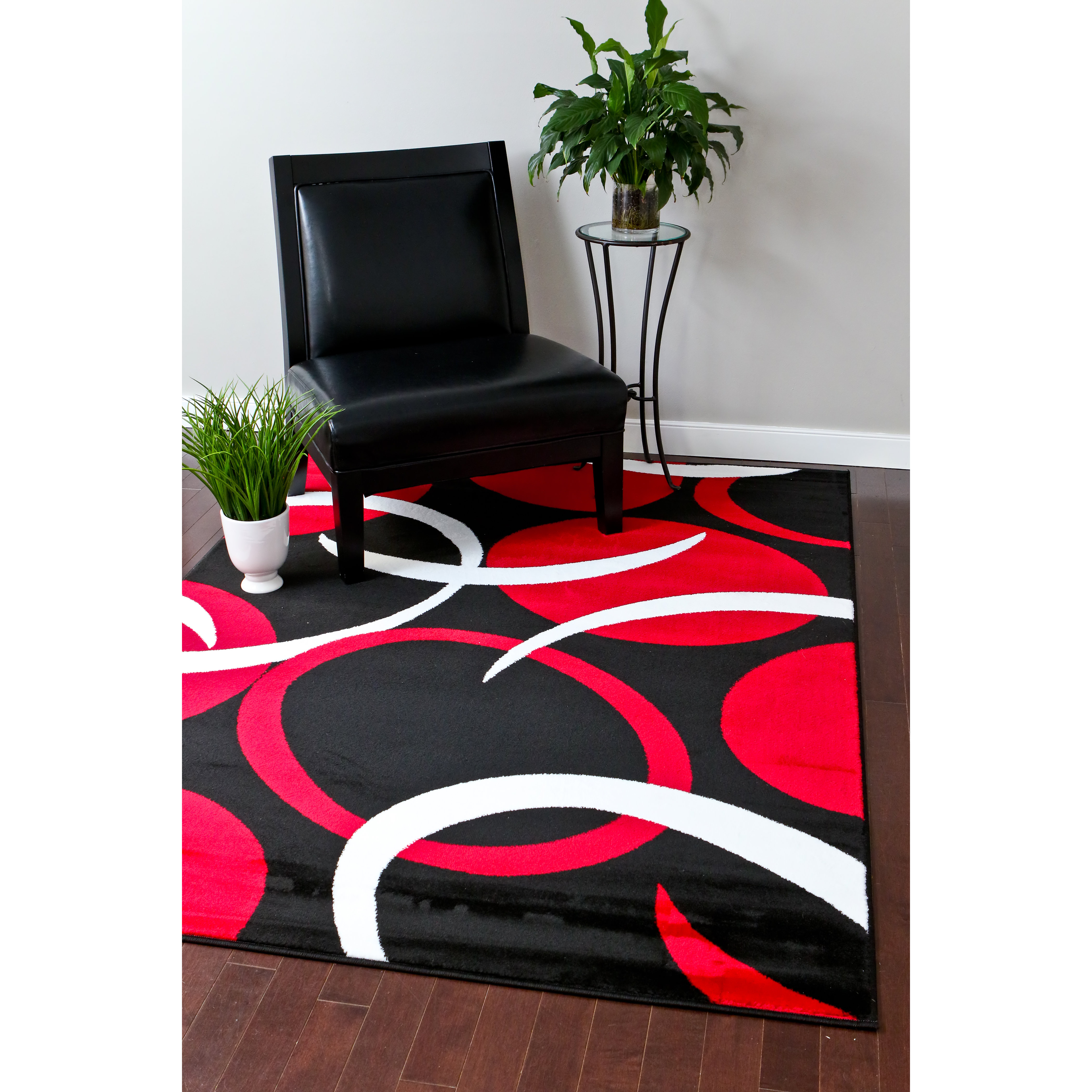 Persianrugs Tobis Modern Red Area Rug & Reviews Wayfair