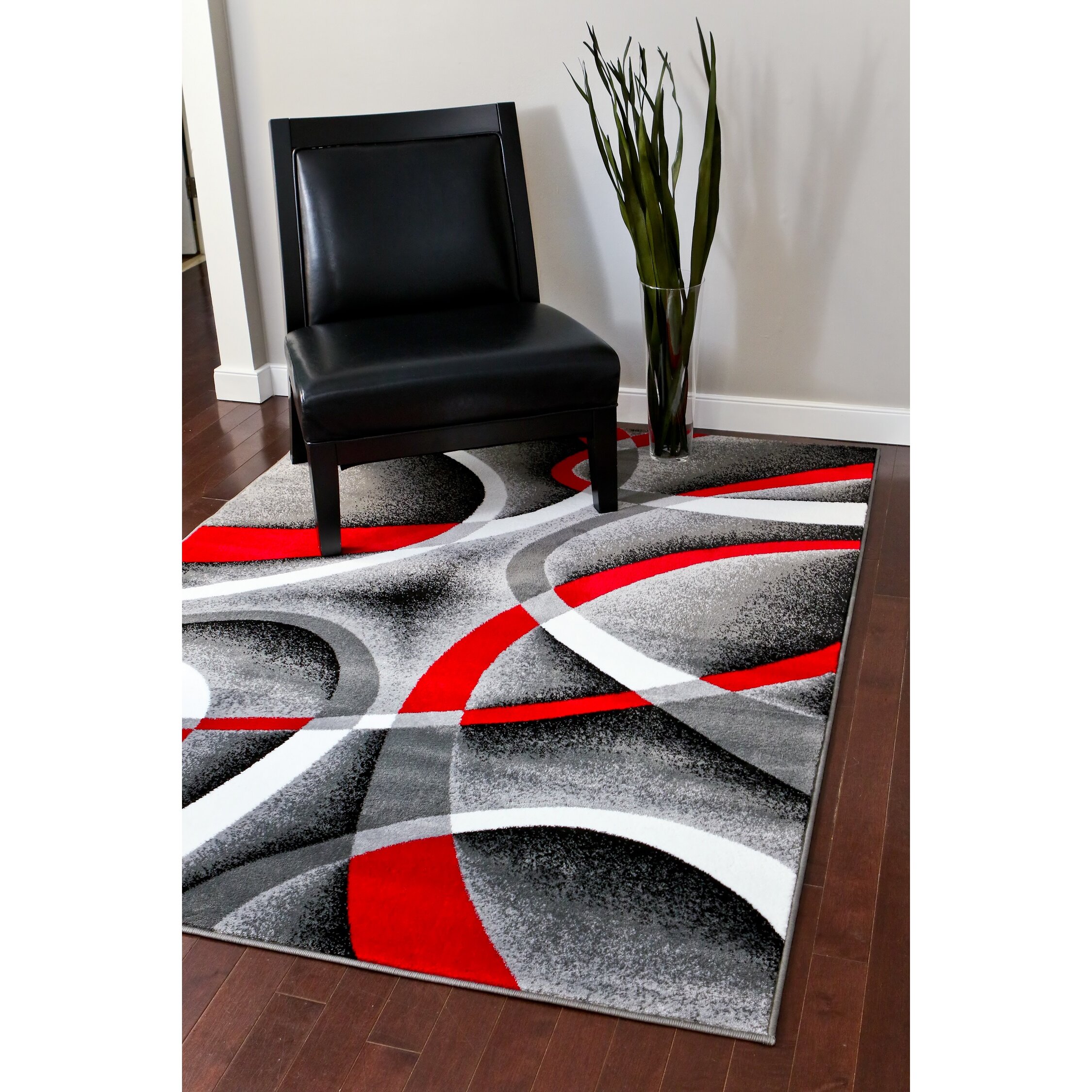 Persian-rugs Modern Gray Area Rug & Reviews | Wayfair