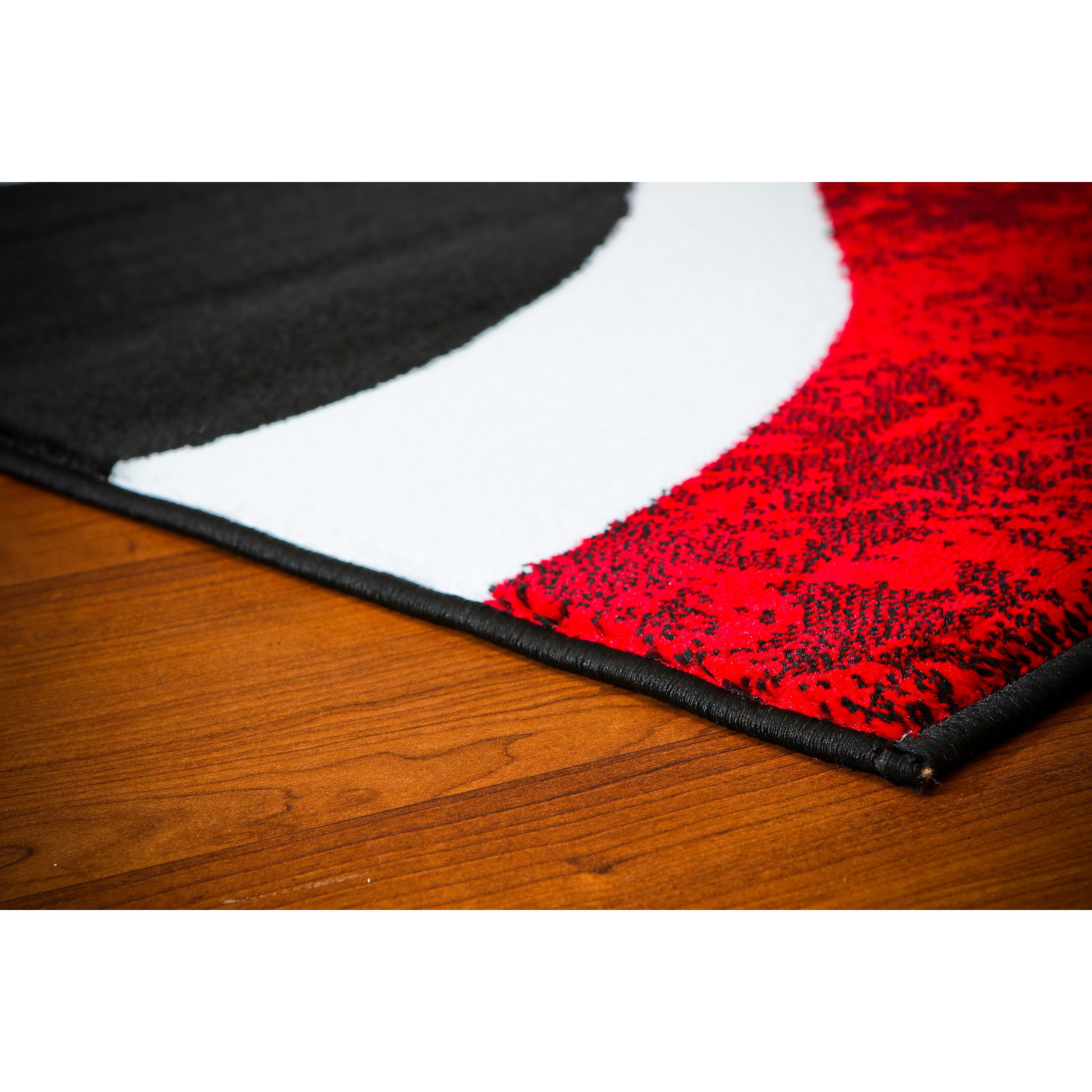 Persianrugs Modern Swirl Red Area Rug & Reviews Wayfair