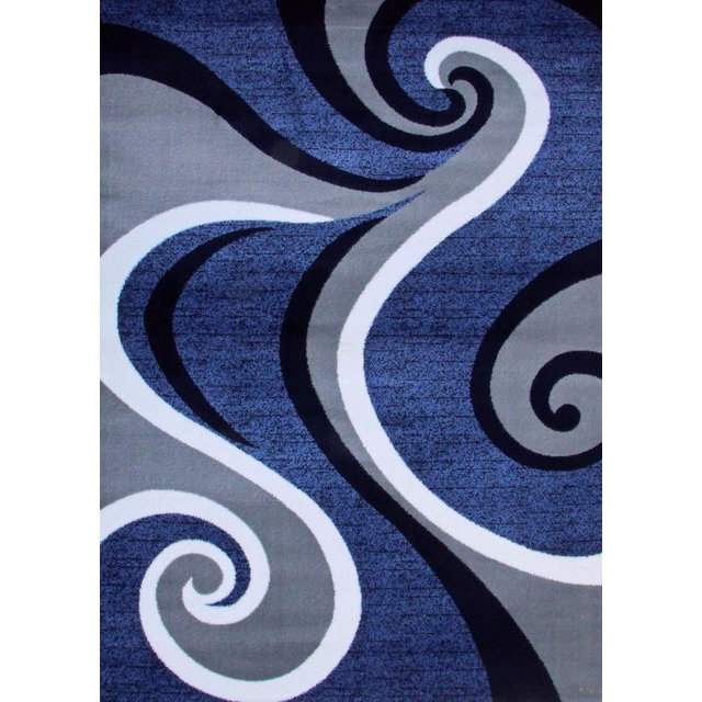 Persianrugs Abstract Blue Area Rug & Reviews Wayfair.ca