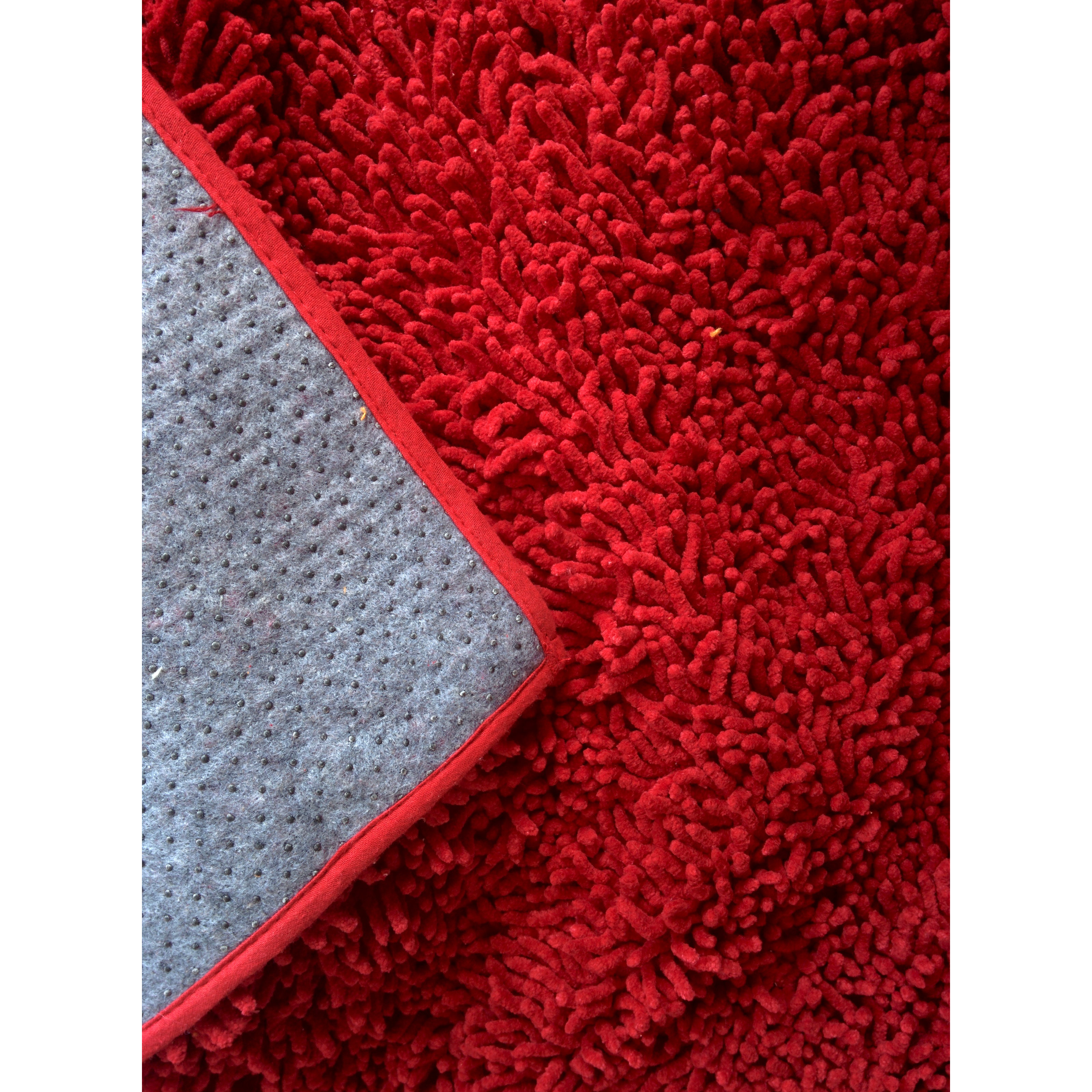 Tache Home Fashion Chenille Red Area Rug Wayfair