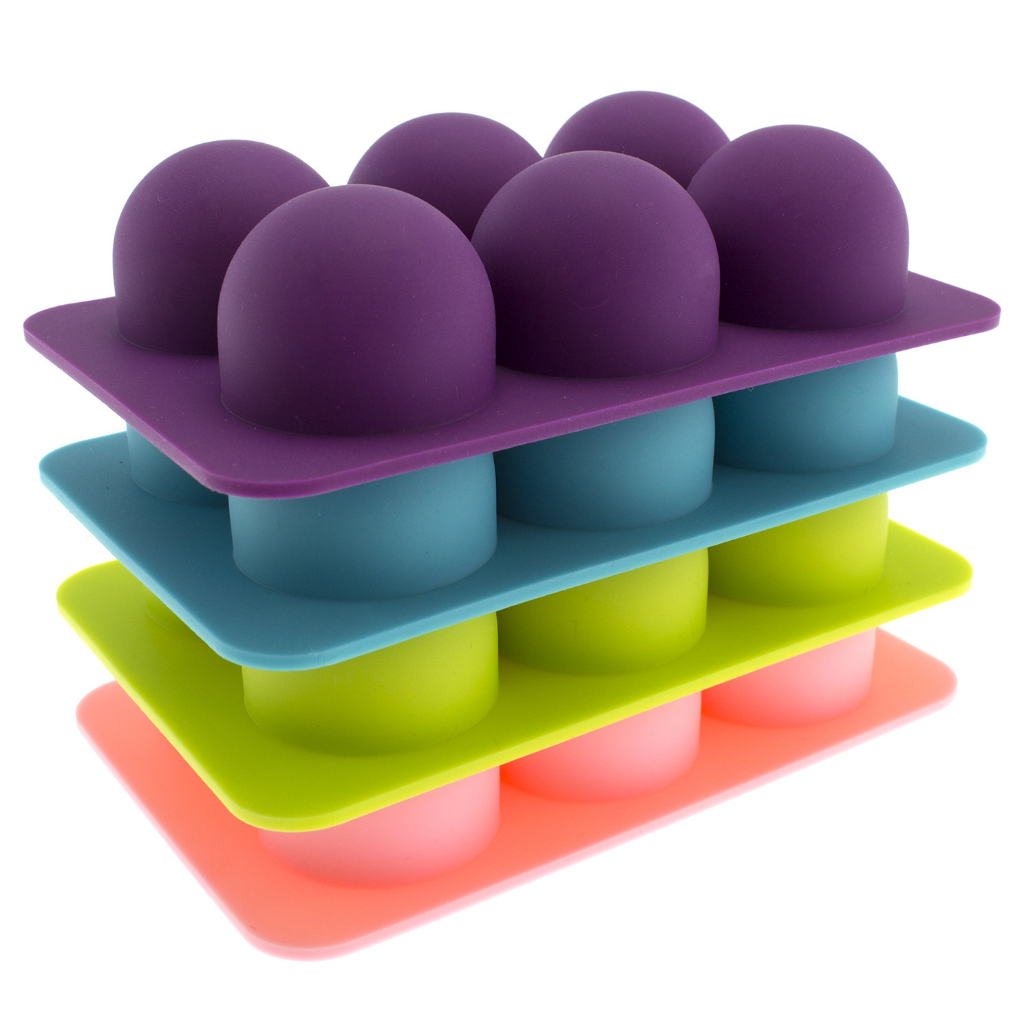 Freshware 6 Cavity Round Silicone Mold Pan & Reviews Wayfair