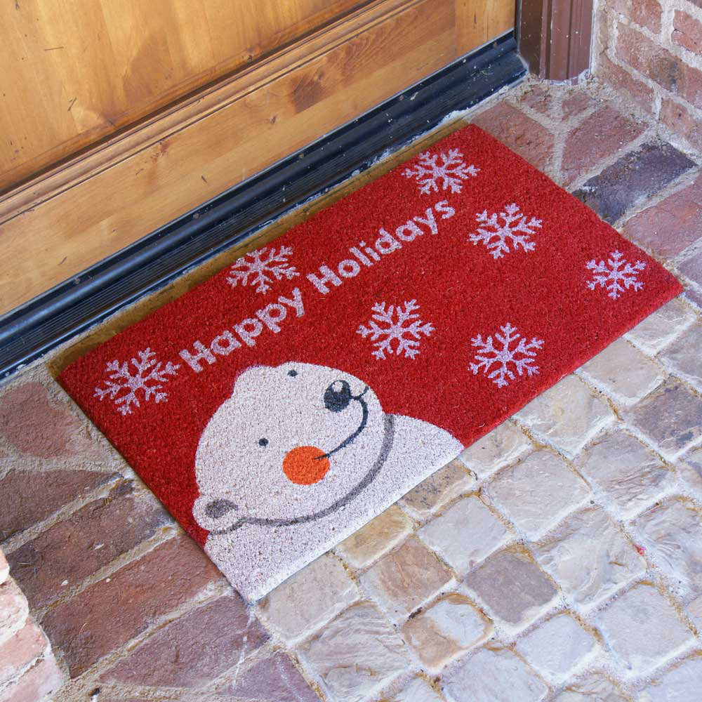RubberCal, Inc. Happy Holidays Christmas Doormat & Reviews Wayfair