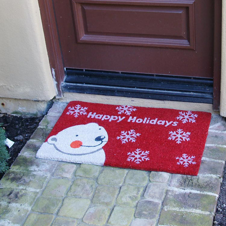 RubberCal, Inc. Happy Holidays Christmas Doormat & Reviews Wayfair