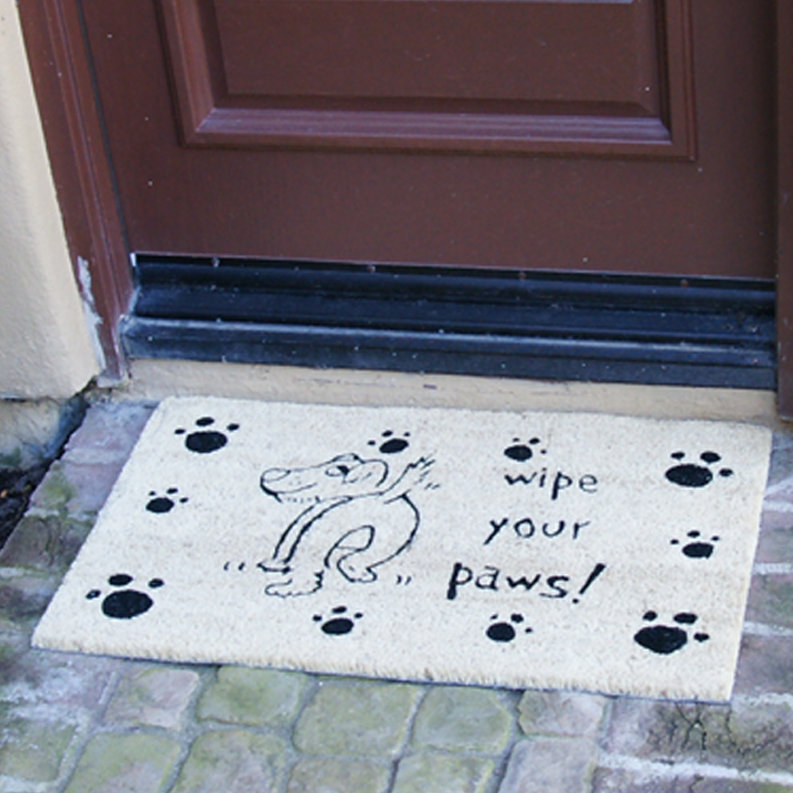 RubberCal, Inc. Wipe Your Paws Dog Animal Doormat & Reviews Wayfair