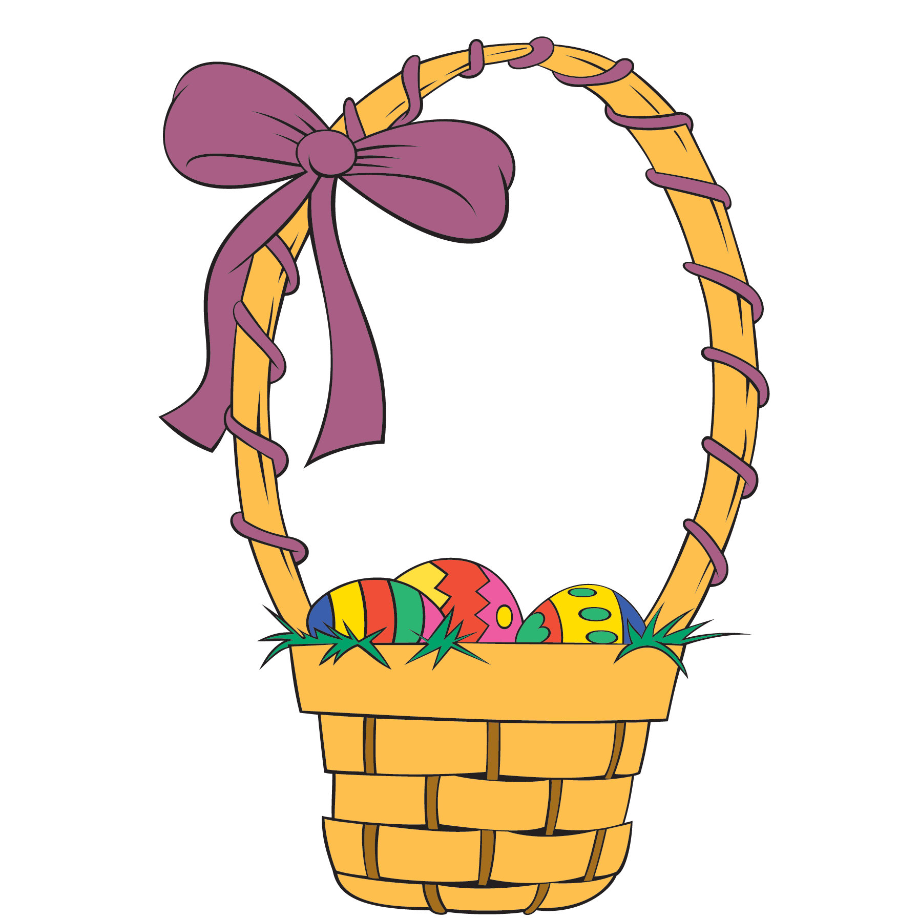 Wallhogs Easter Basket Cutout Wall Decal Wayfair