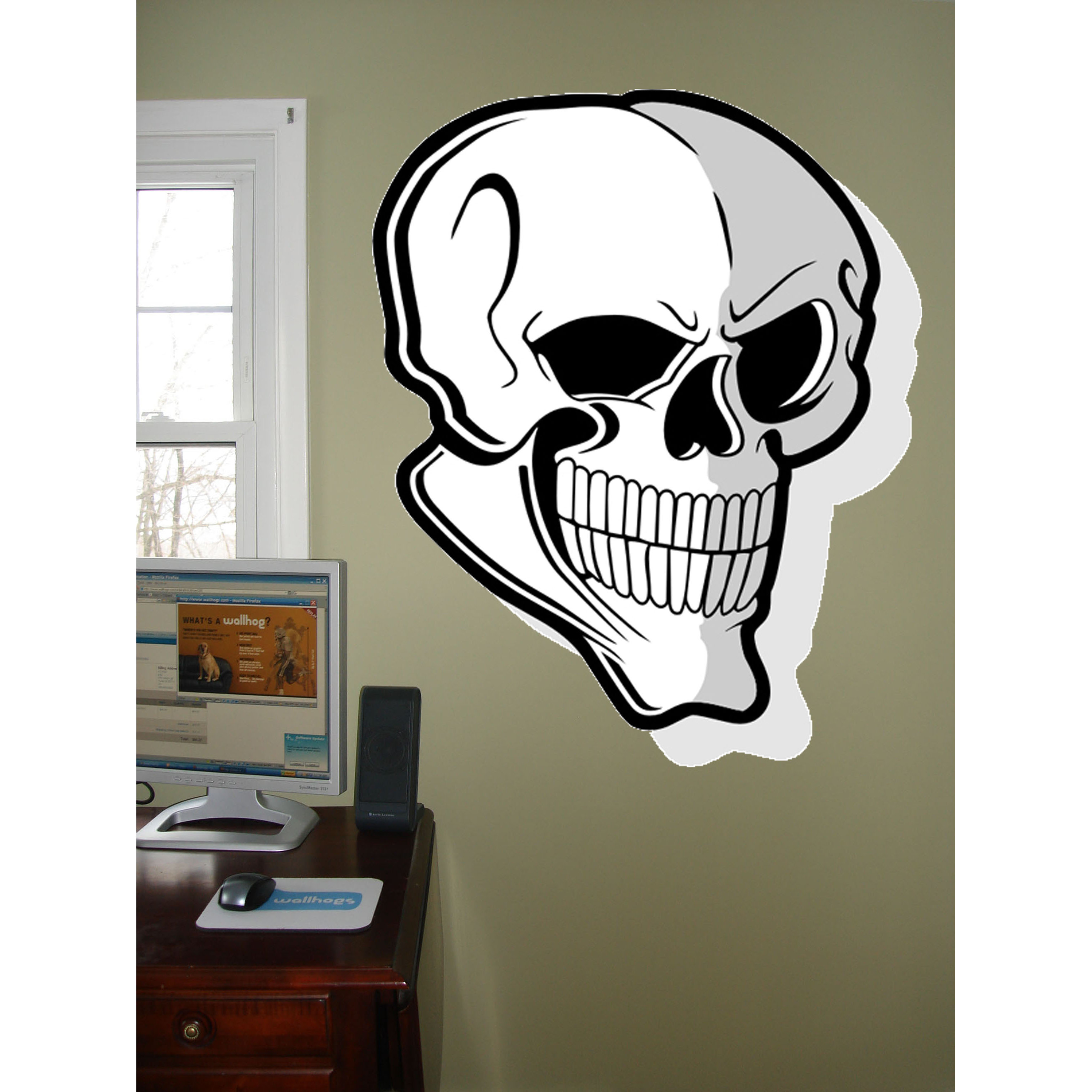 Wallhogs Skull I Cutout Wall Decal Wayfair