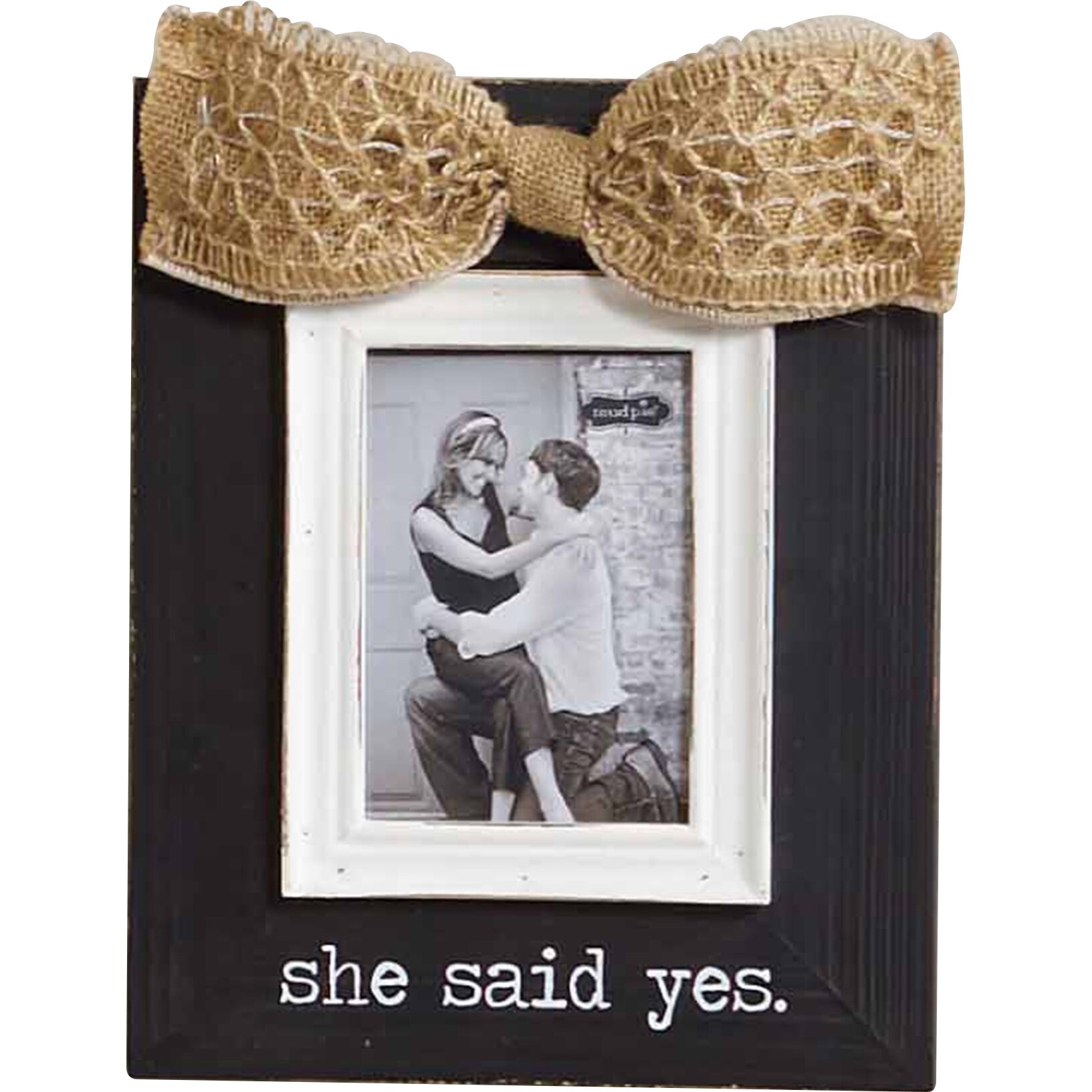 Mud Pie™ Wedding She Said Yes Picture Frame & Reviews Wayfair