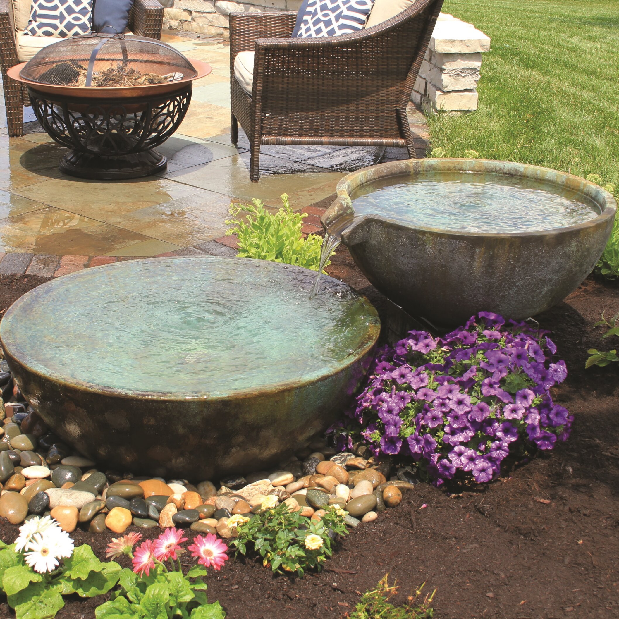 Aquascape Spillway Bowl Garden Water Feature