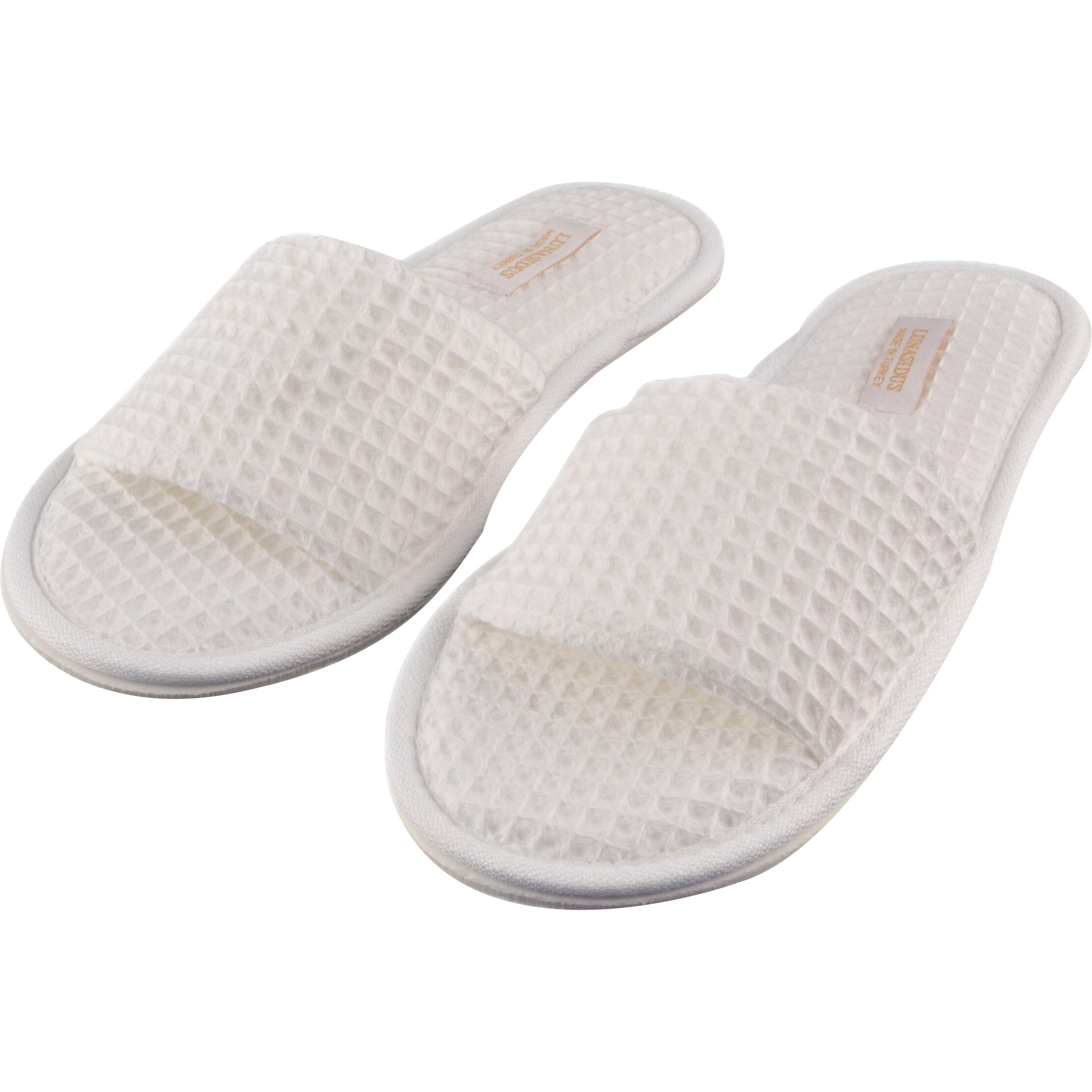 Lunasidus Womens Waffle Open Toe Spa Slippers And Reviews Wayfair 2864