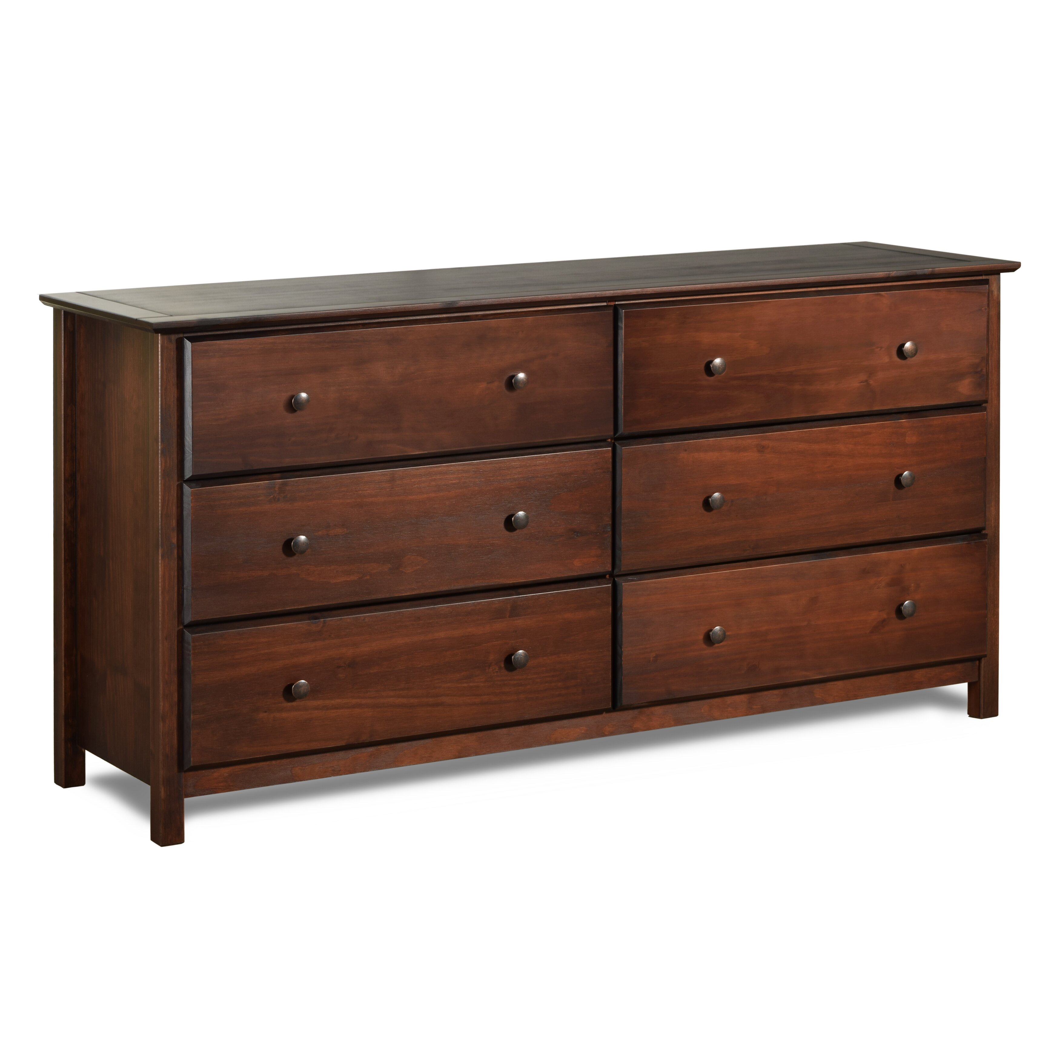 Grain Wood Furniture Shaker 6 Drawer Dresser & Reviews Wayfair