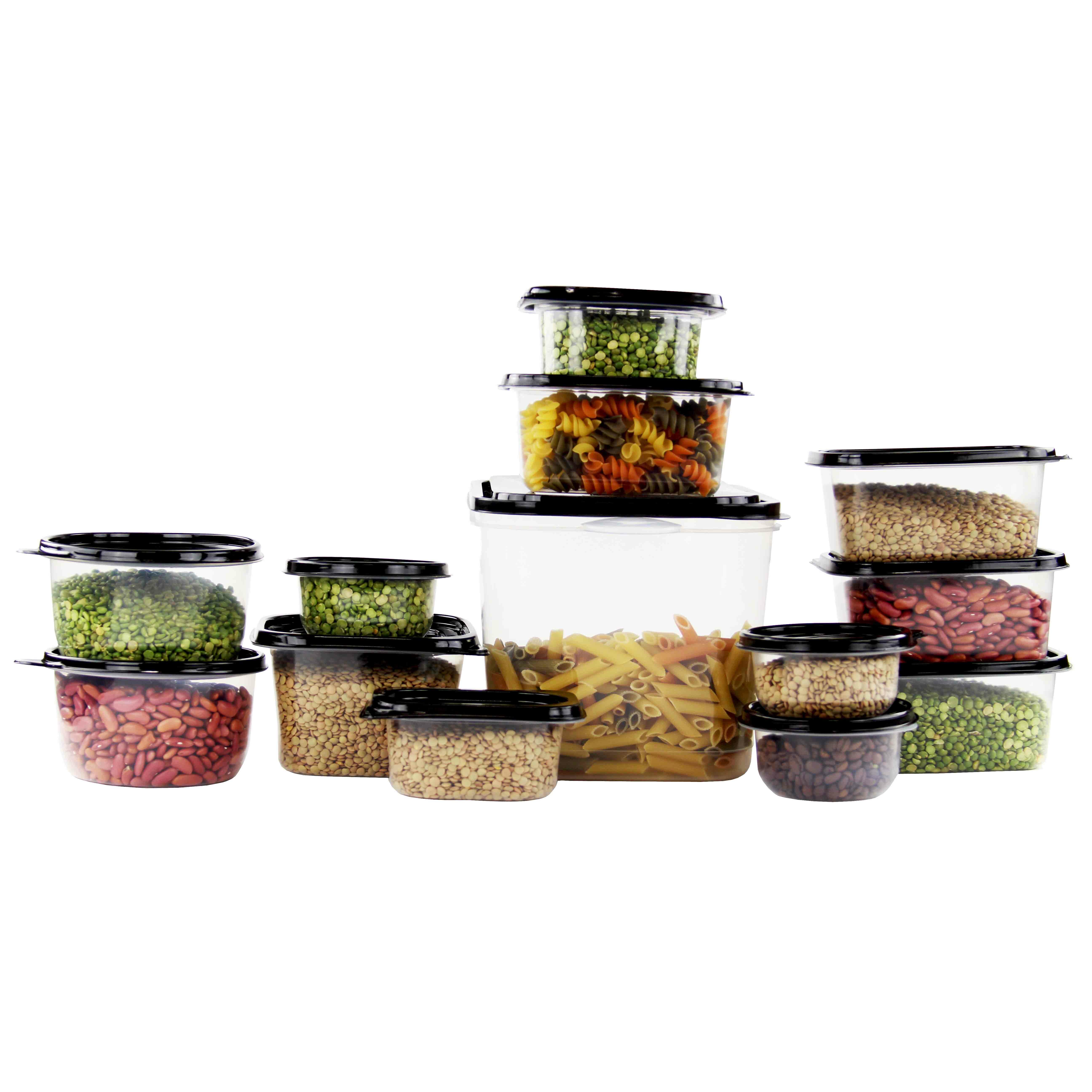 plastic food storage sets