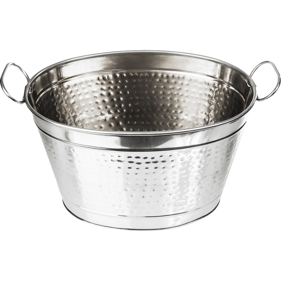 Imperial Home Hammered Stainless Steel Beverage Tub & Reviews Wayfair