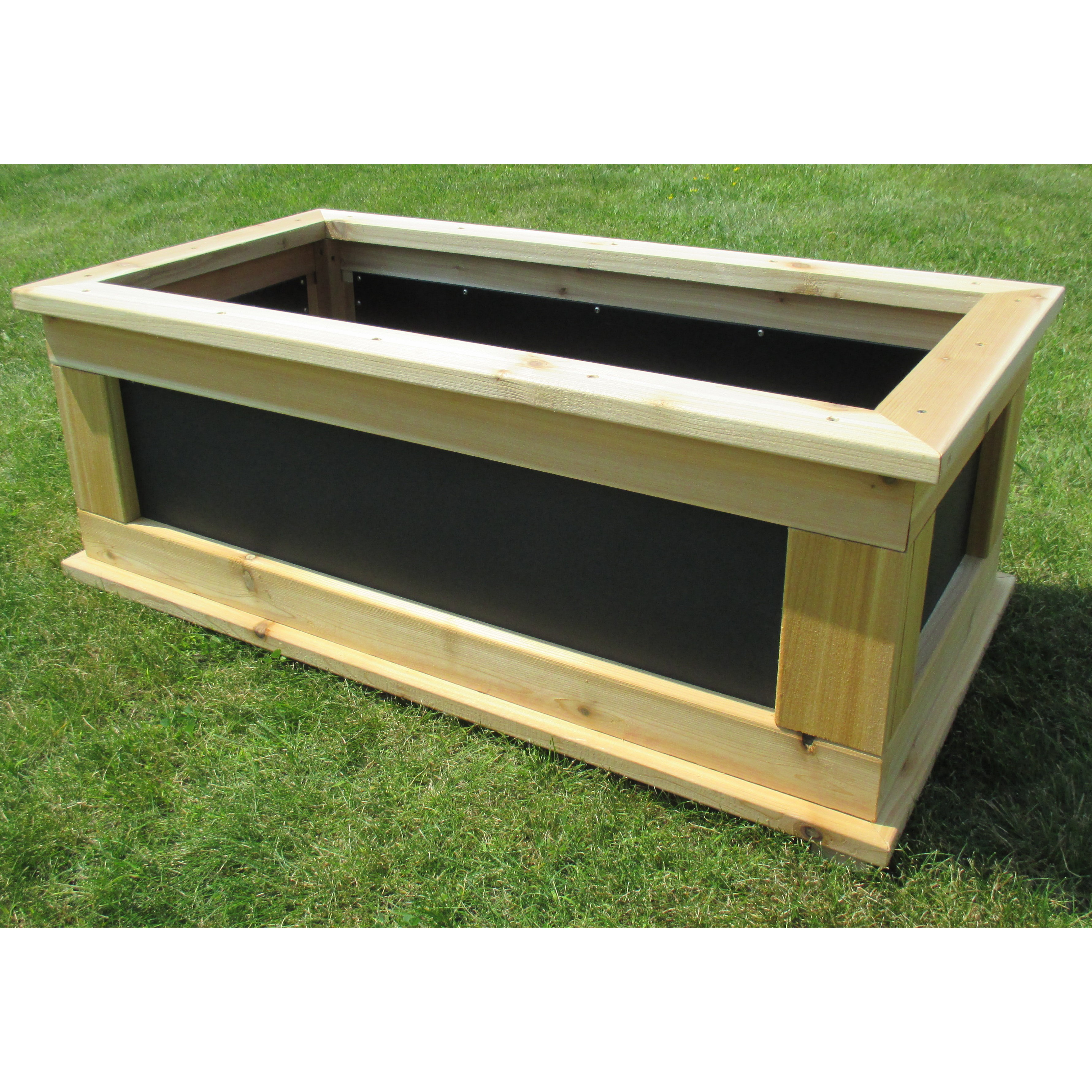 InfiniteCedar Signature Series Rectangular Planter Box Wayfair