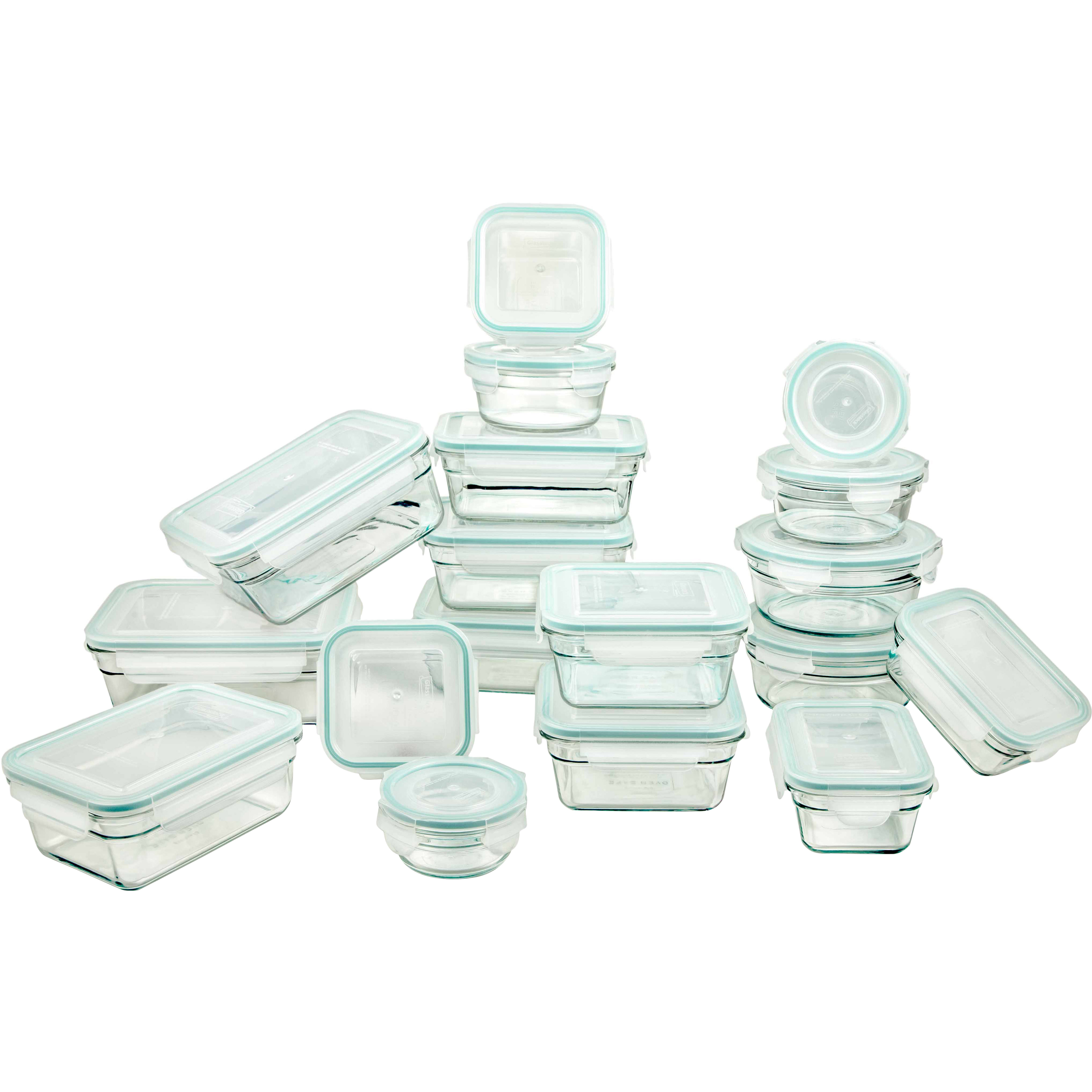 Glasslock 36-Piece Tempered Glasslock Food Storage 