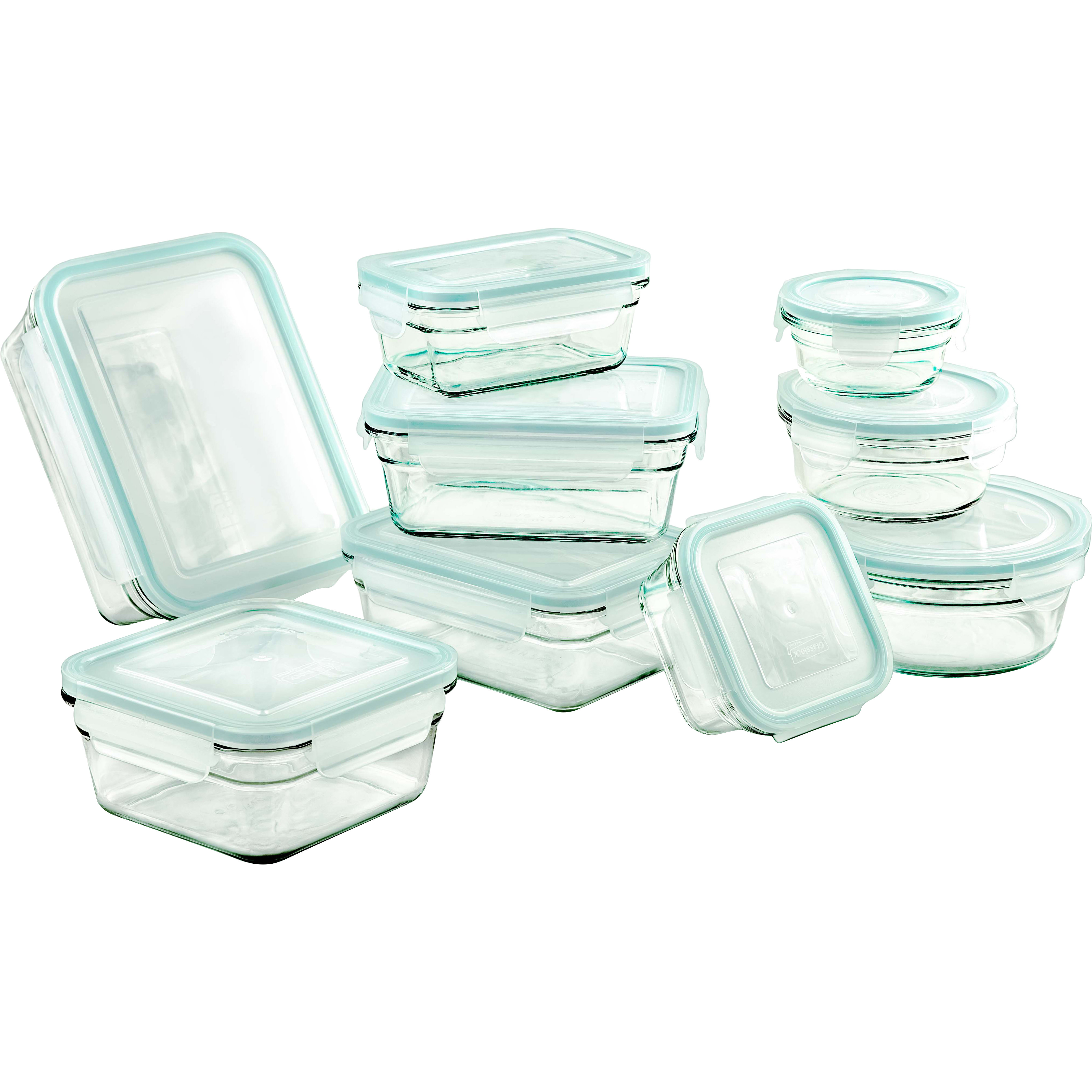 Glasslock 18 Piece Glasslock Storage Container Set