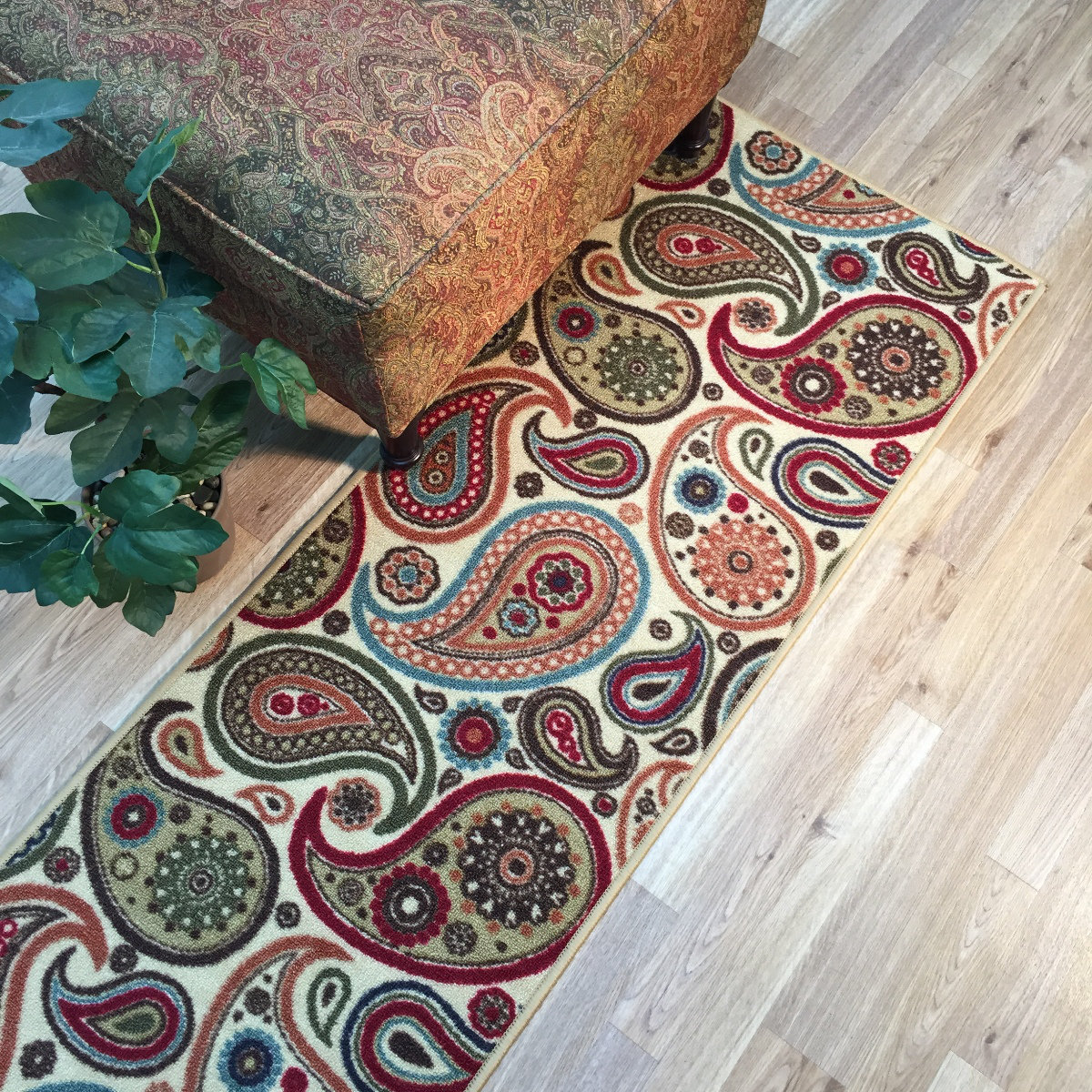 Rugnur Hammam Maxy Home Paisley Floral Red Area Rug & Reviews Wayfair